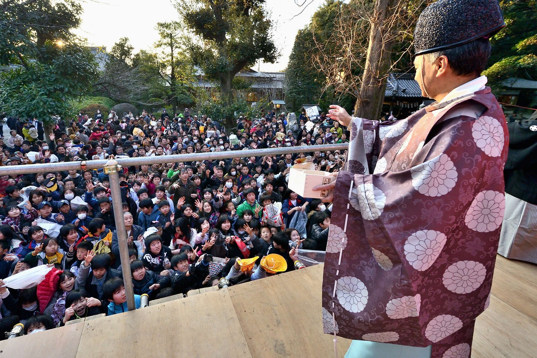 節分豆まき 岩槻久伊豆神社