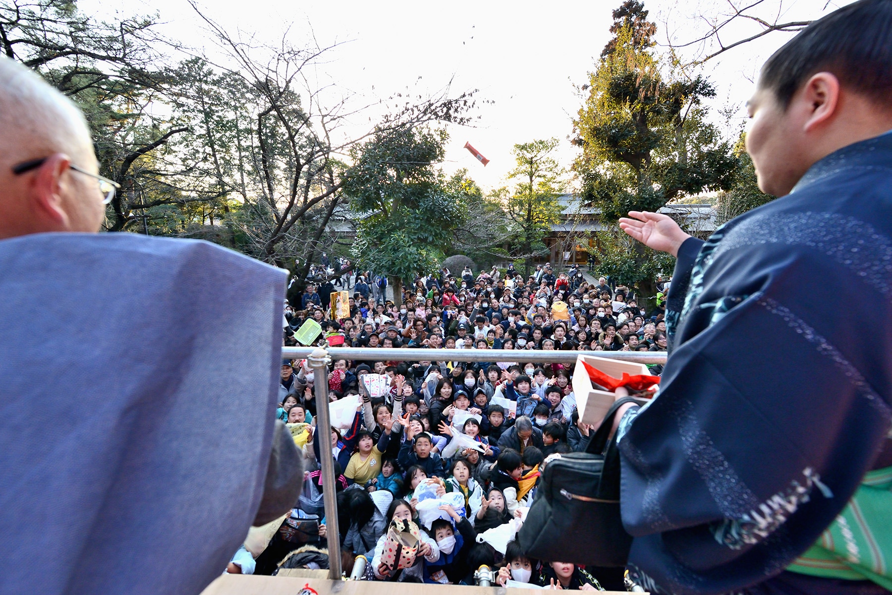 節分豆まき 岩槻久伊豆神社