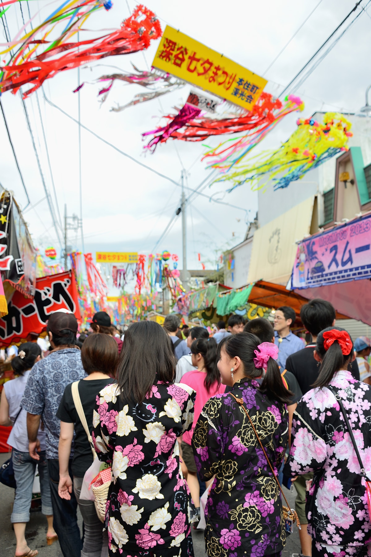 深谷七夕まつり 深谷市旧中山道沿い　