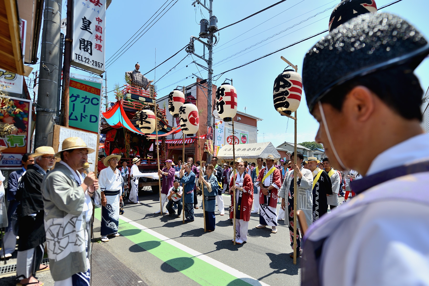 久喜提燈祭り 久喜駅西口駅前周辺地域