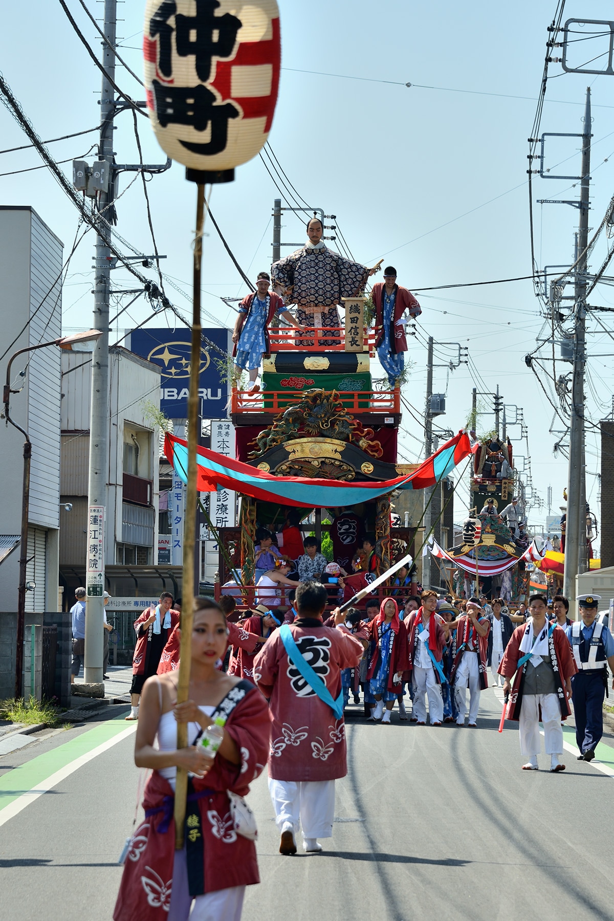 久喜提燈祭り 久喜駅西口駅前周辺地域