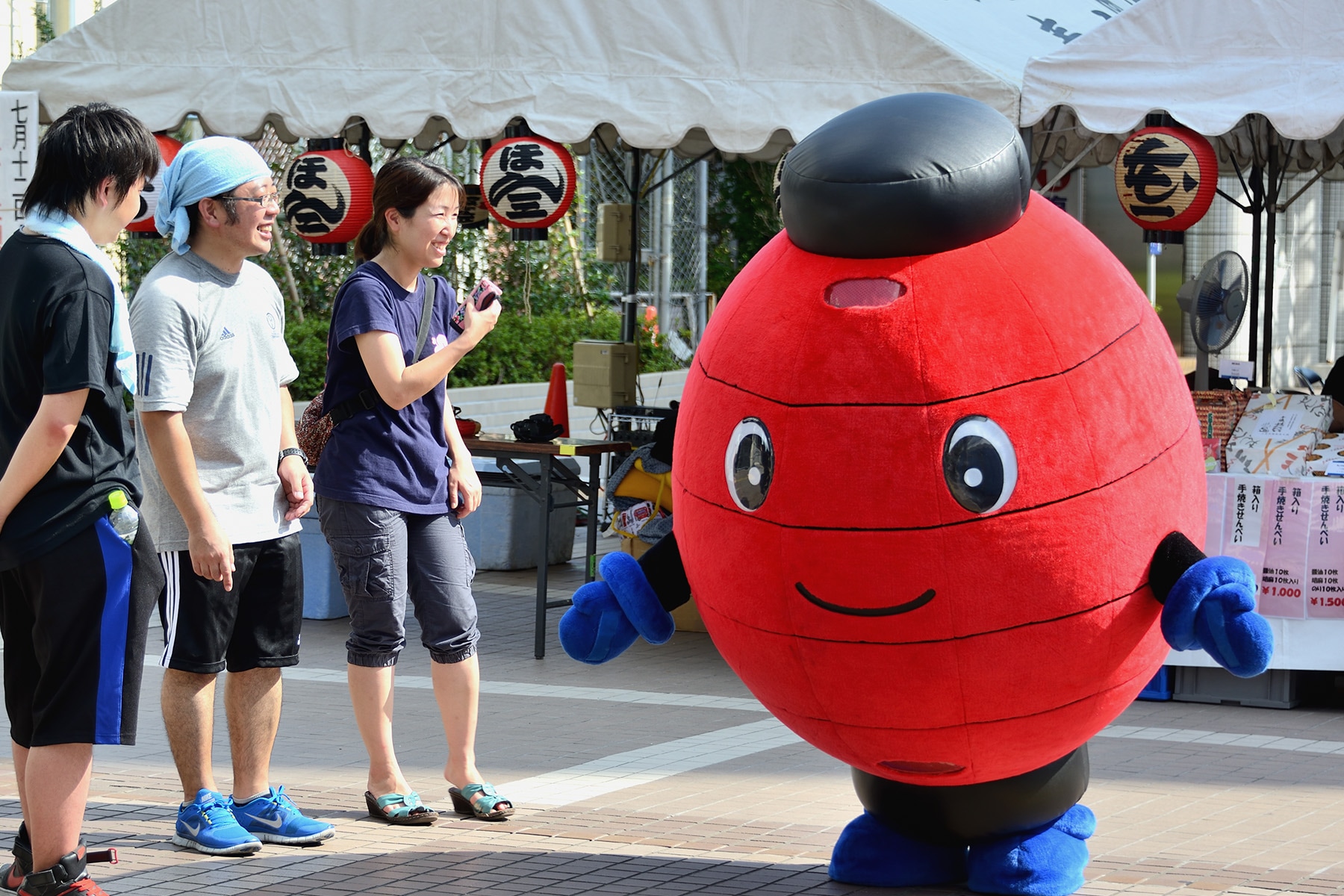 久喜提燈祭り 久喜駅西口駅前周辺地域