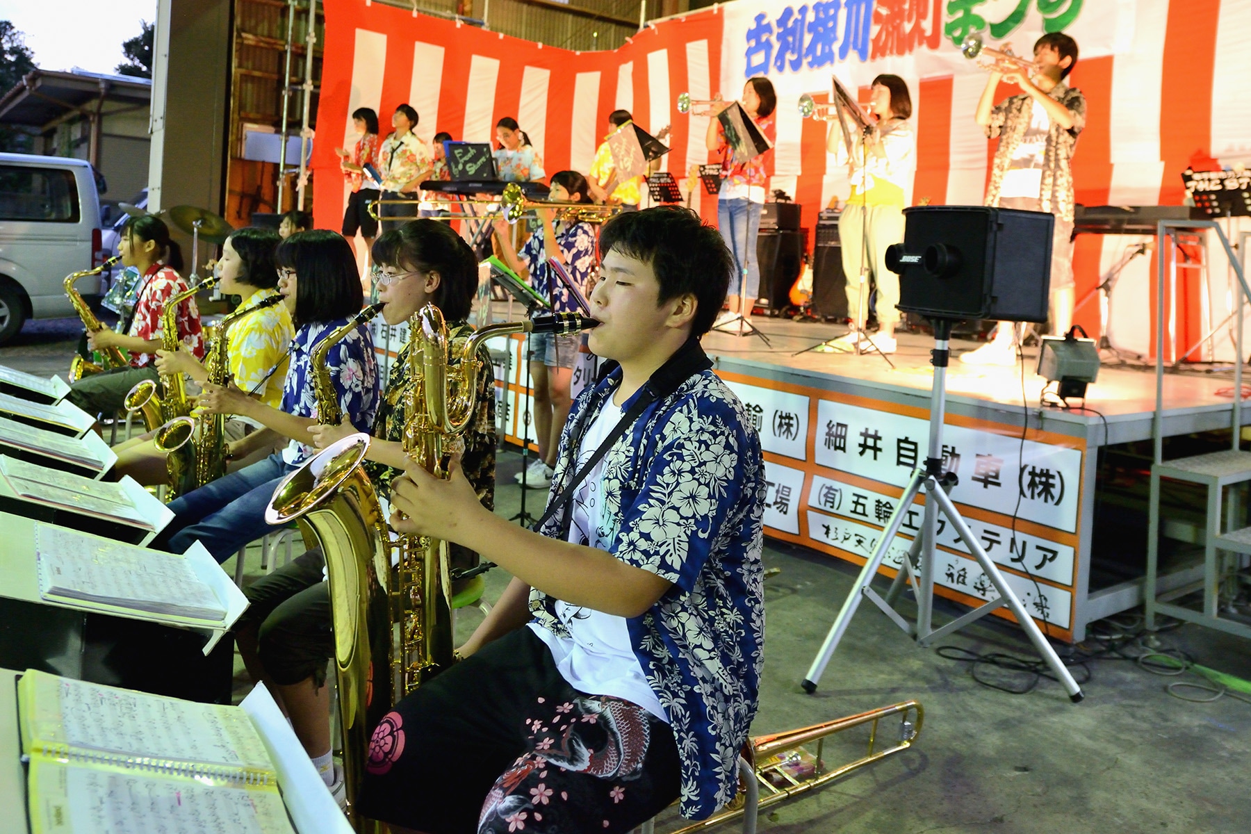 古利根川流灯まつり 杉戸町古利根川河畔