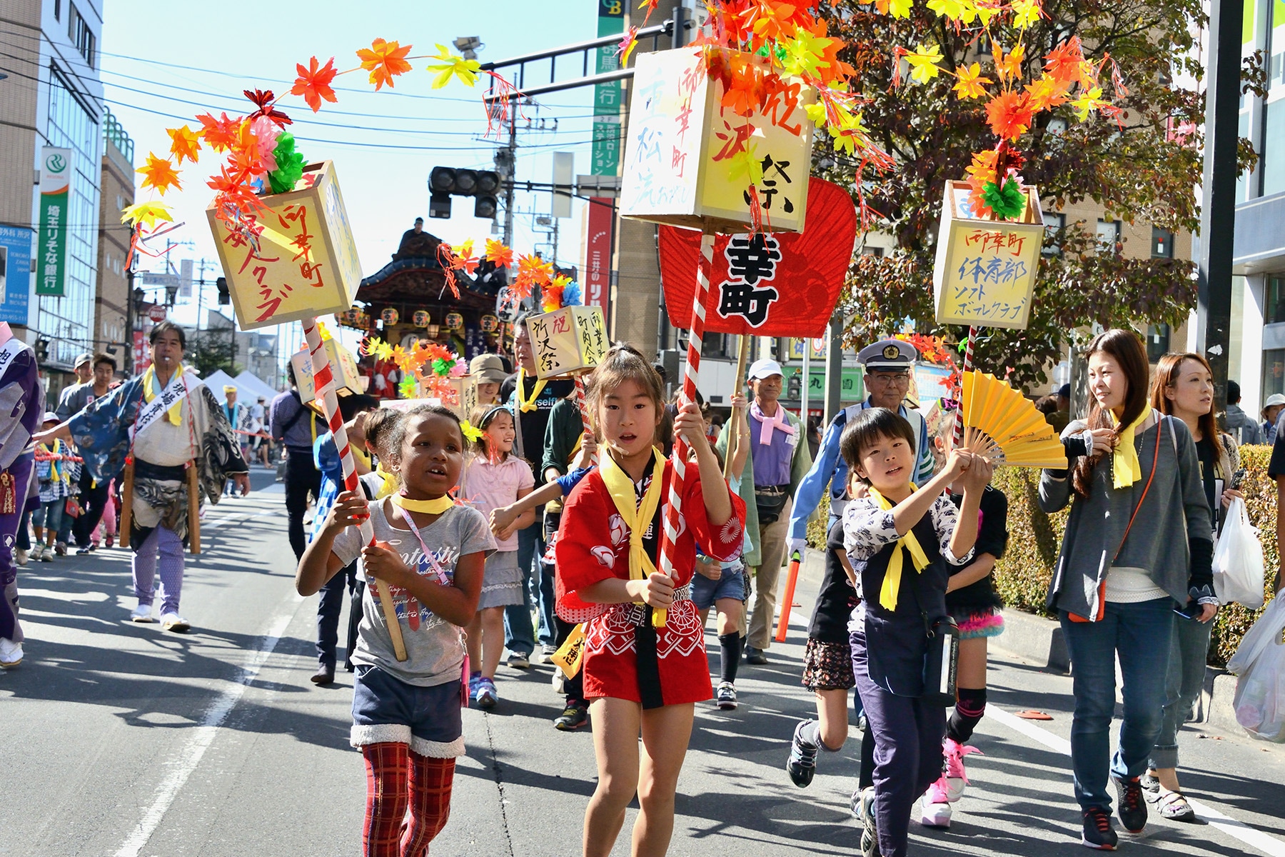 ところざわまつり 西武所沢駅西口・銀座通り付近