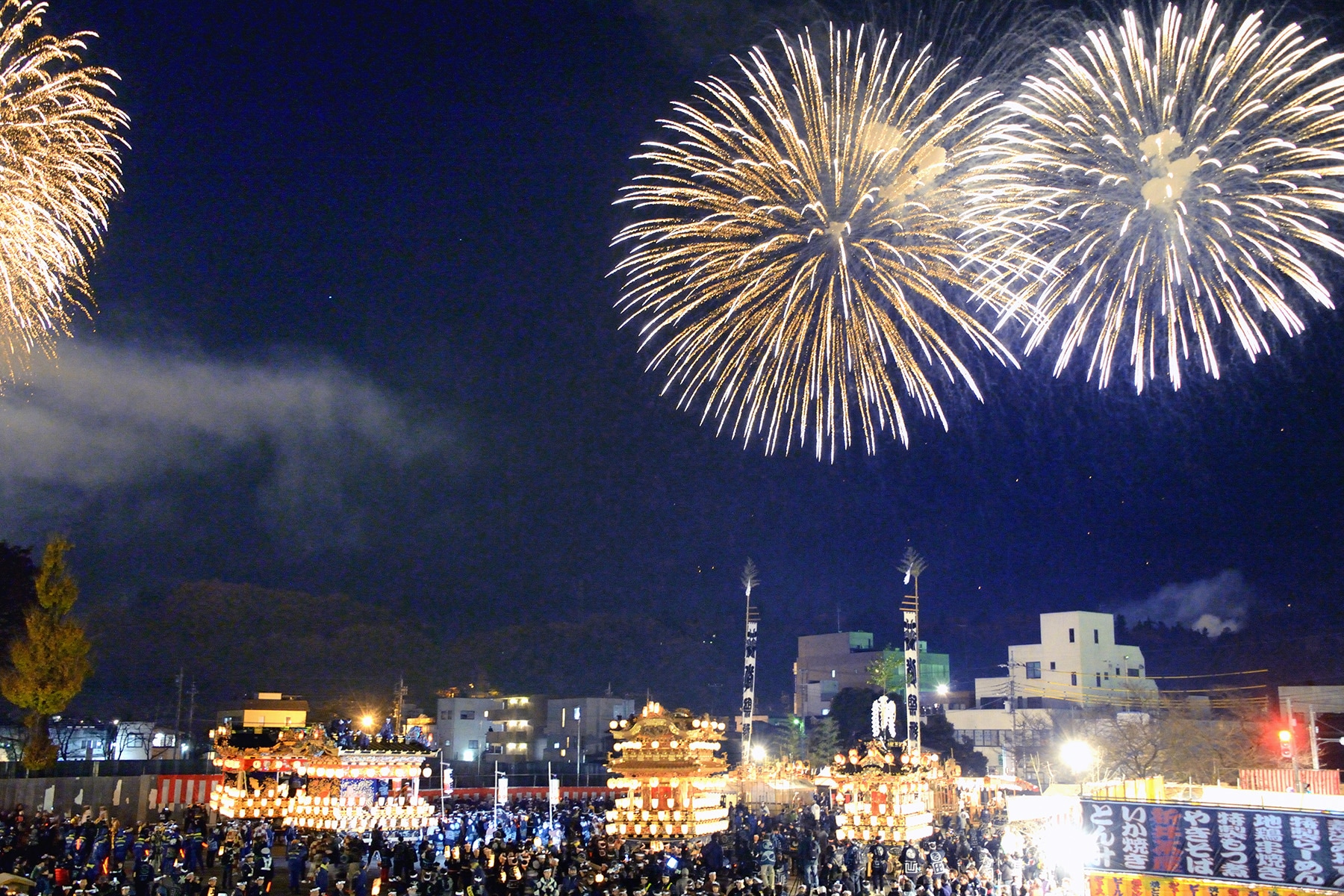 秩父夜祭 秩父神社と秩父市内