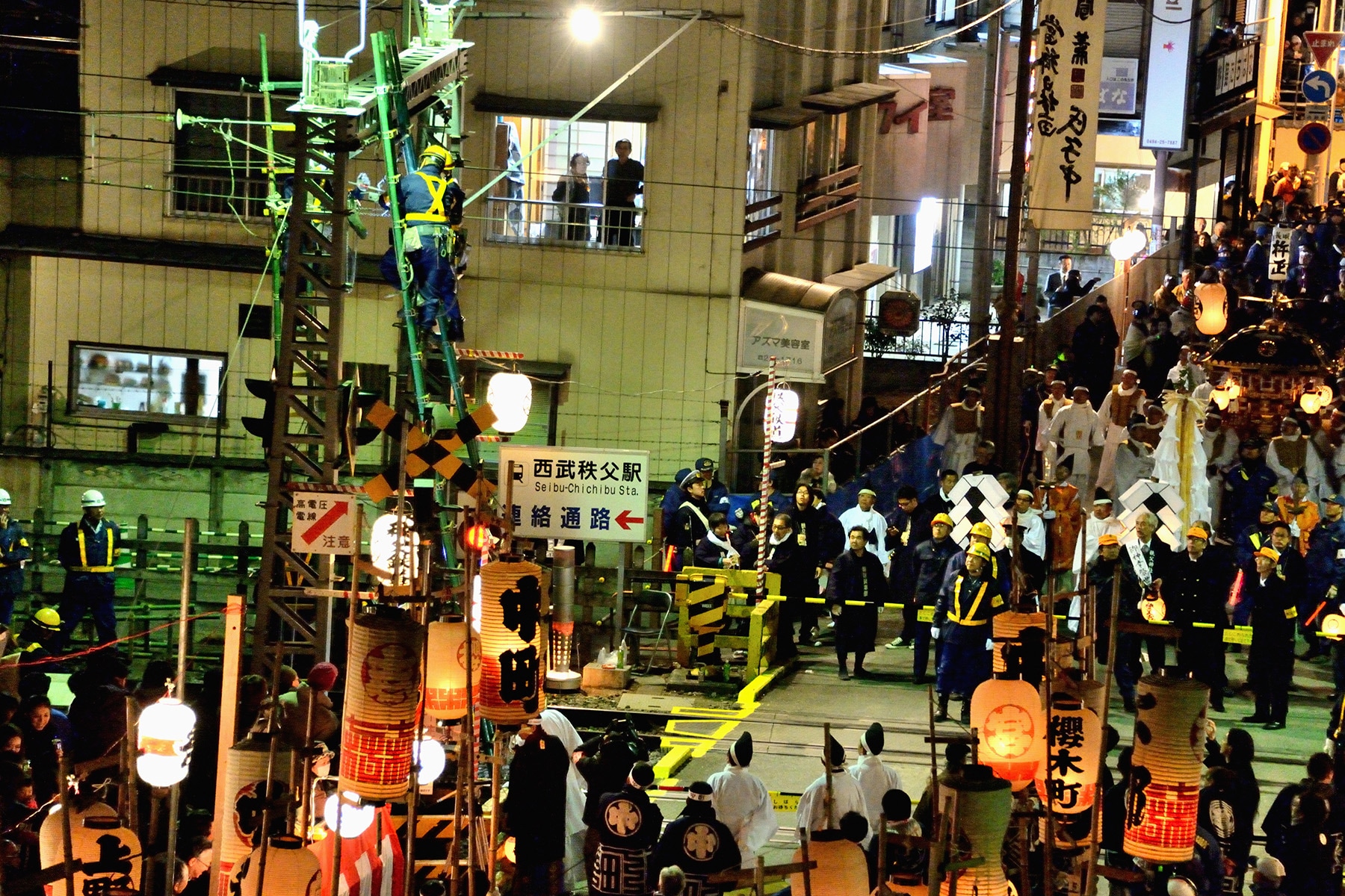 秩父夜祭 秩父神社と秩父市内