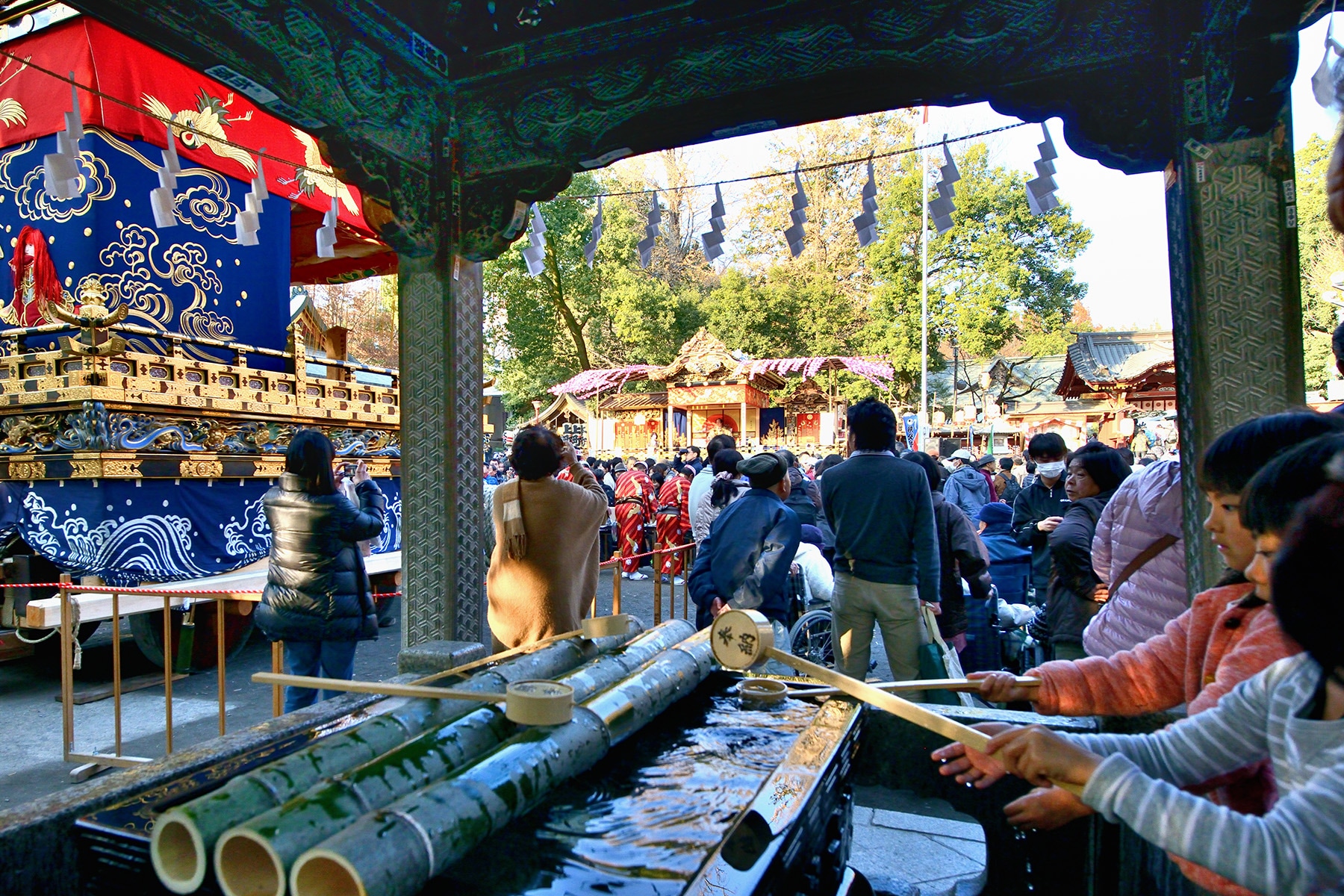 秩父夜祭 秩父神社と秩父市内