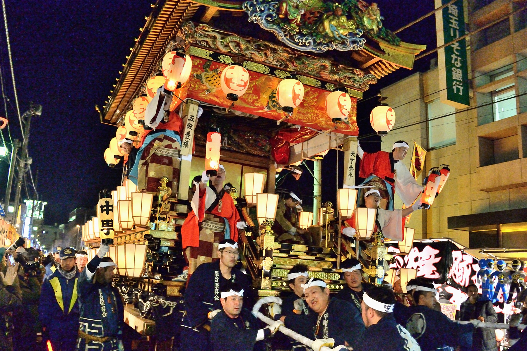 秩父夜祭 秩父神社と秩父市内