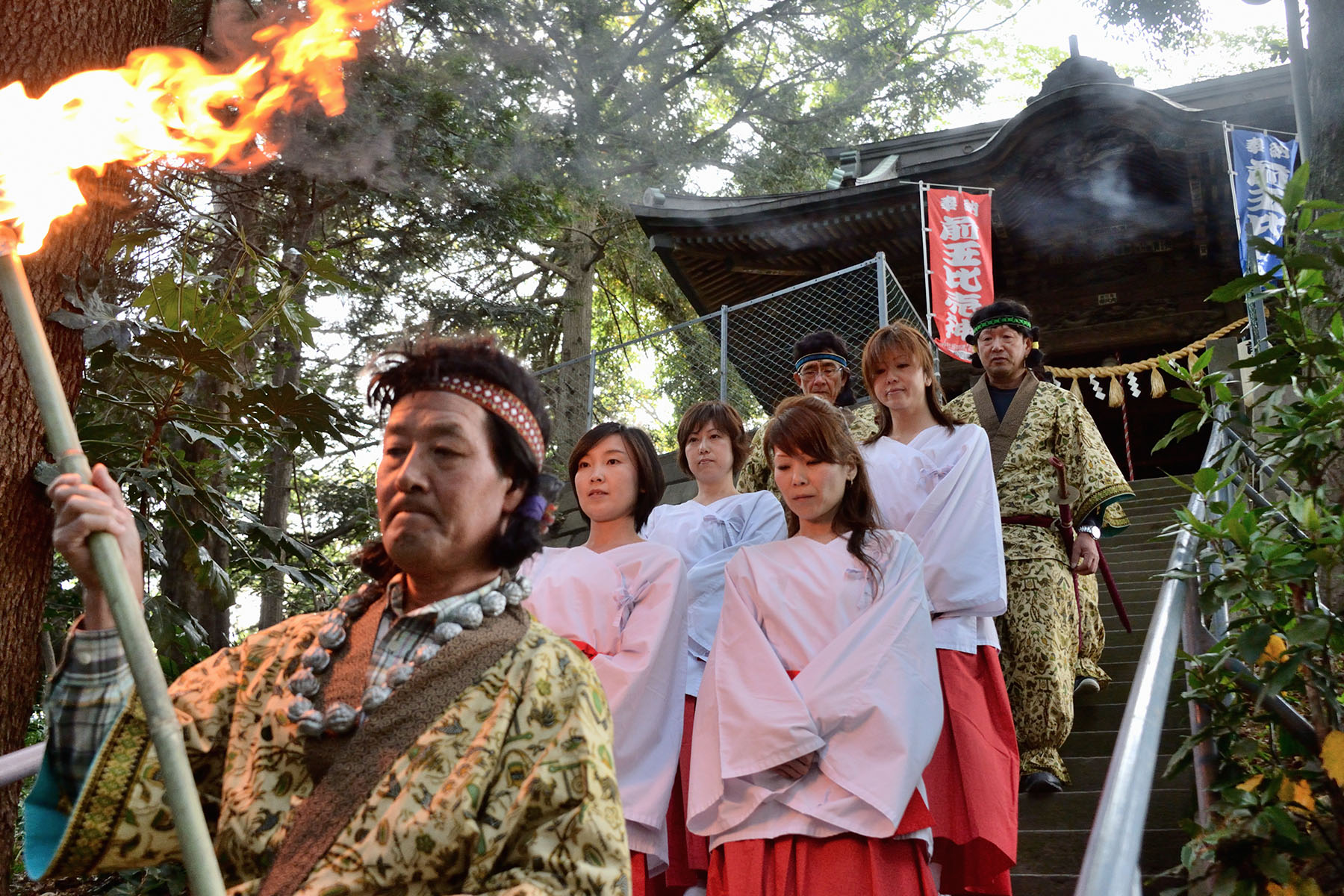 さきたま火祭り さきたま古墳公園