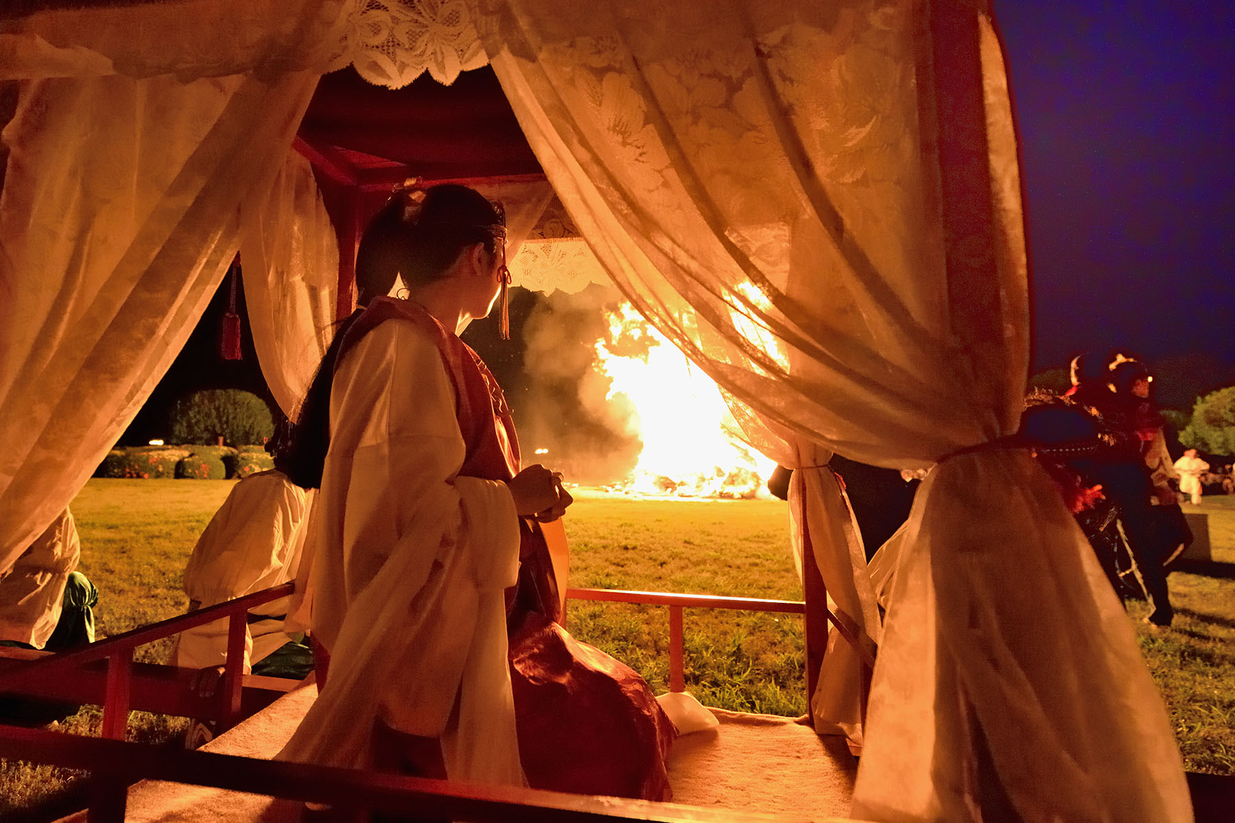 さきたま火祭り さきたま古墳公園