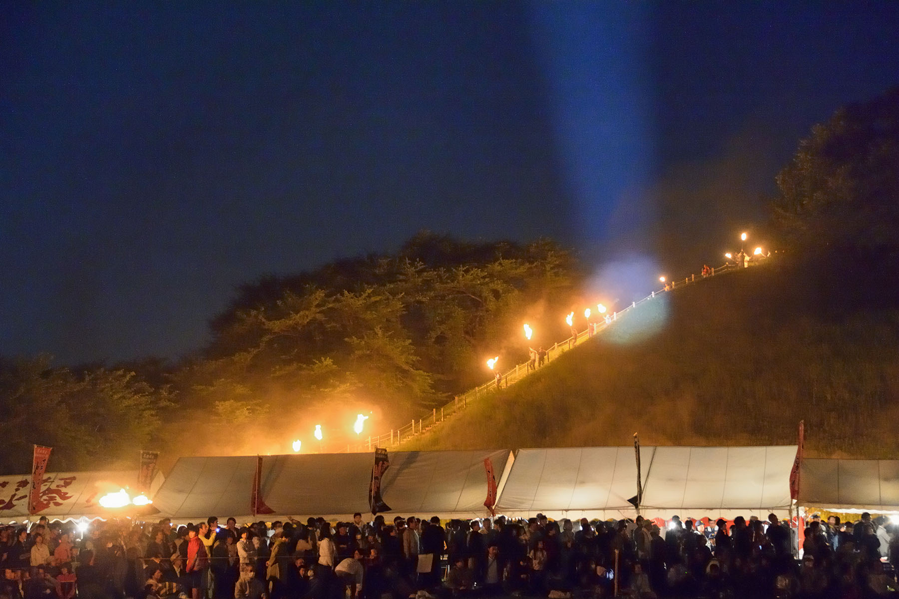 さきたま火祭り さきたま古墳公園