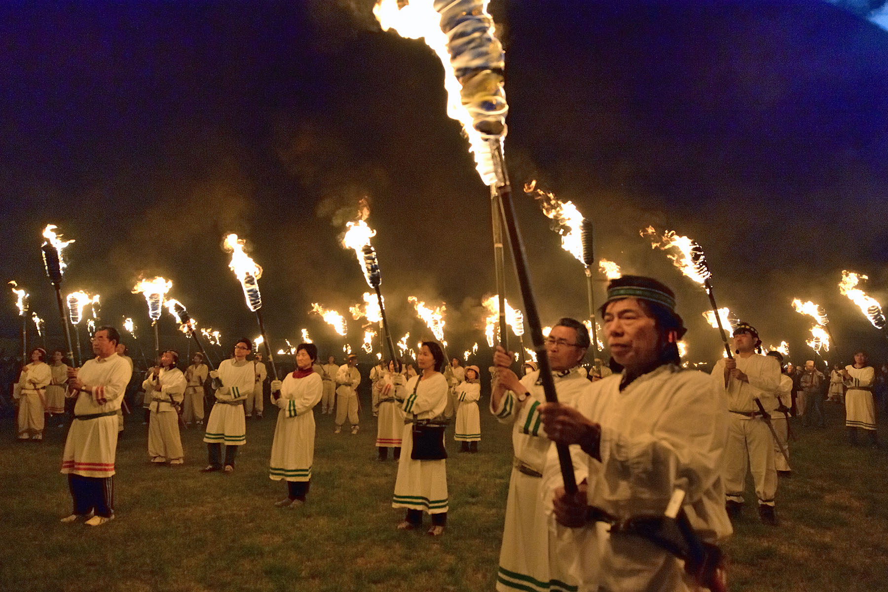 さきたま火祭り さきたま古墳公園