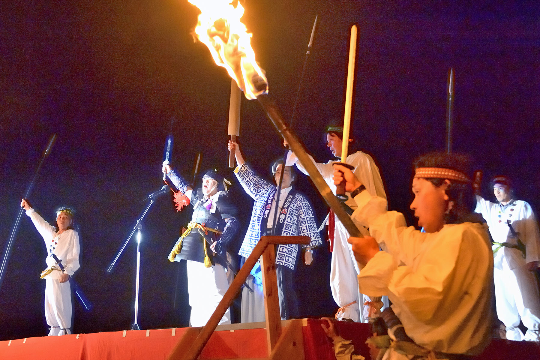 さきたま火祭り さきたま古墳公園