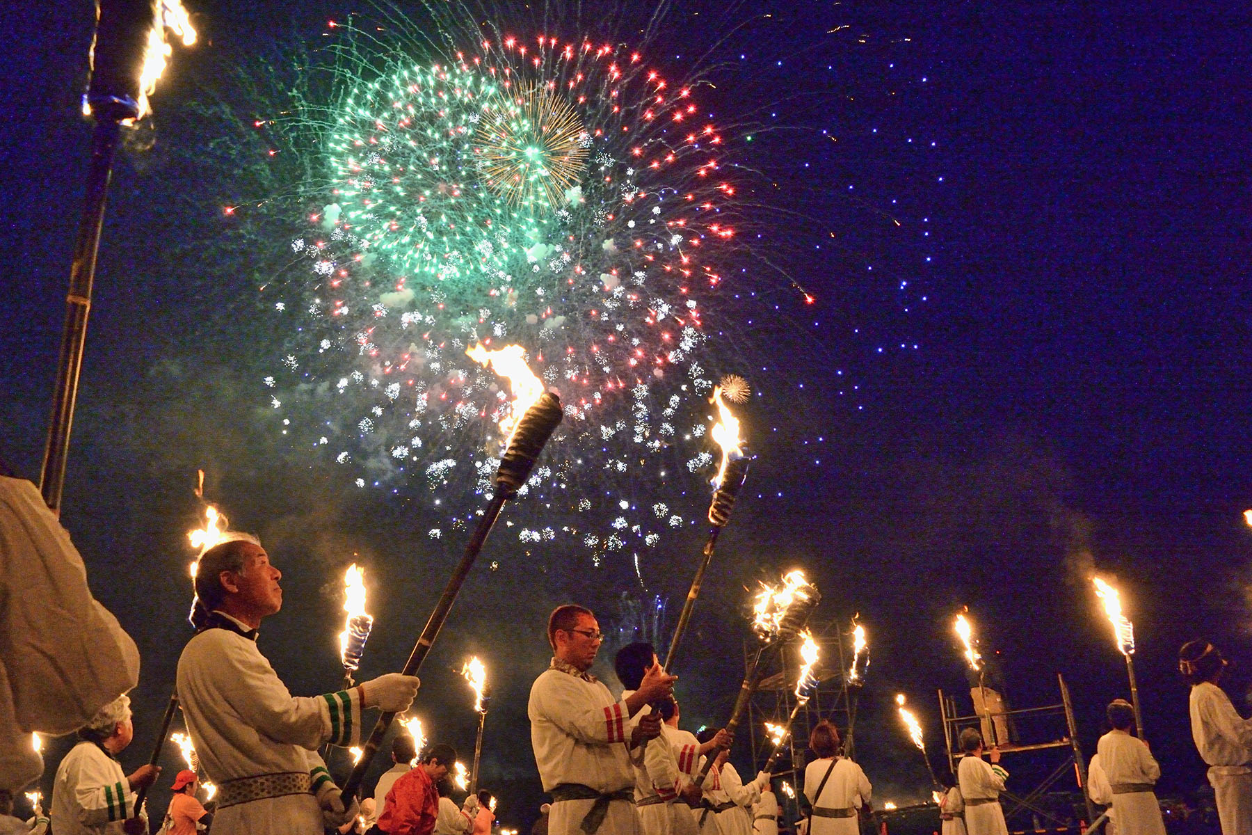 さきたま火祭り さきたま古墳公園