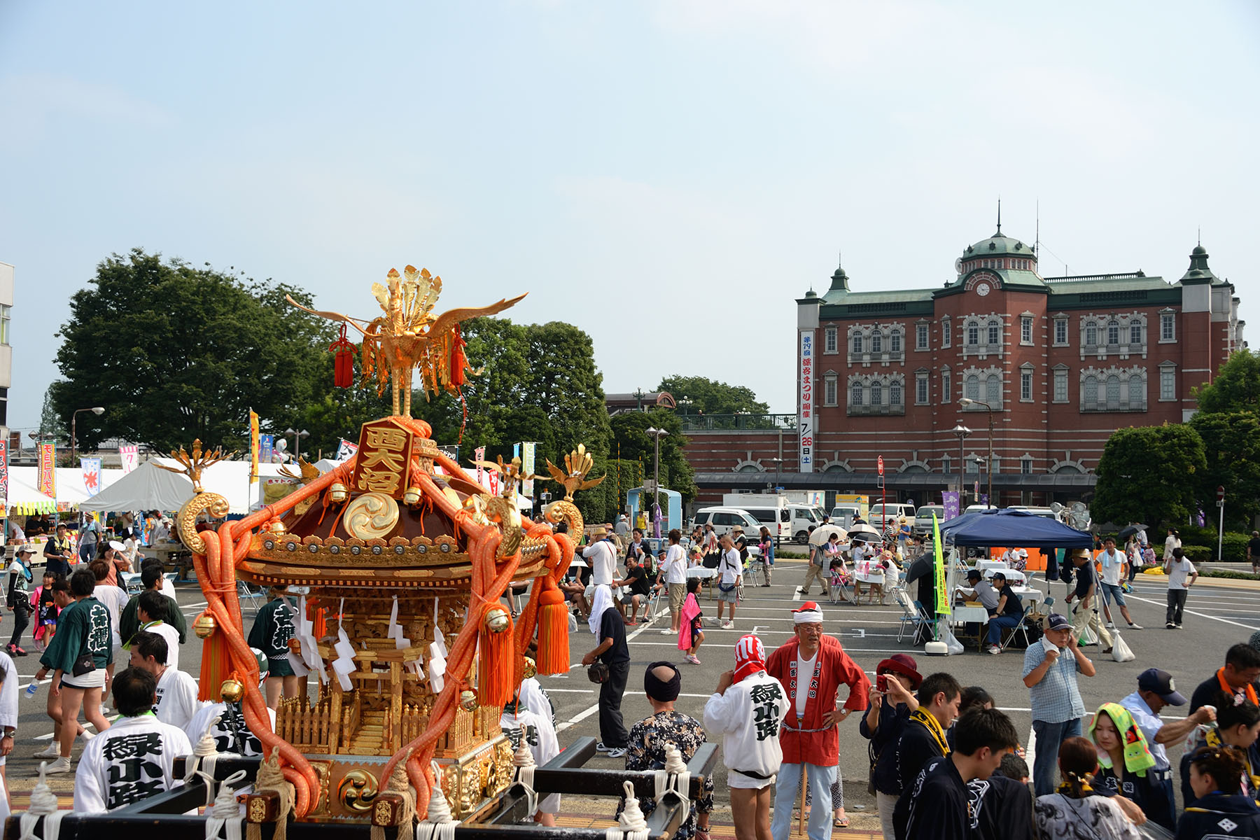 深谷まつり JR深谷駅北口お祭り広場