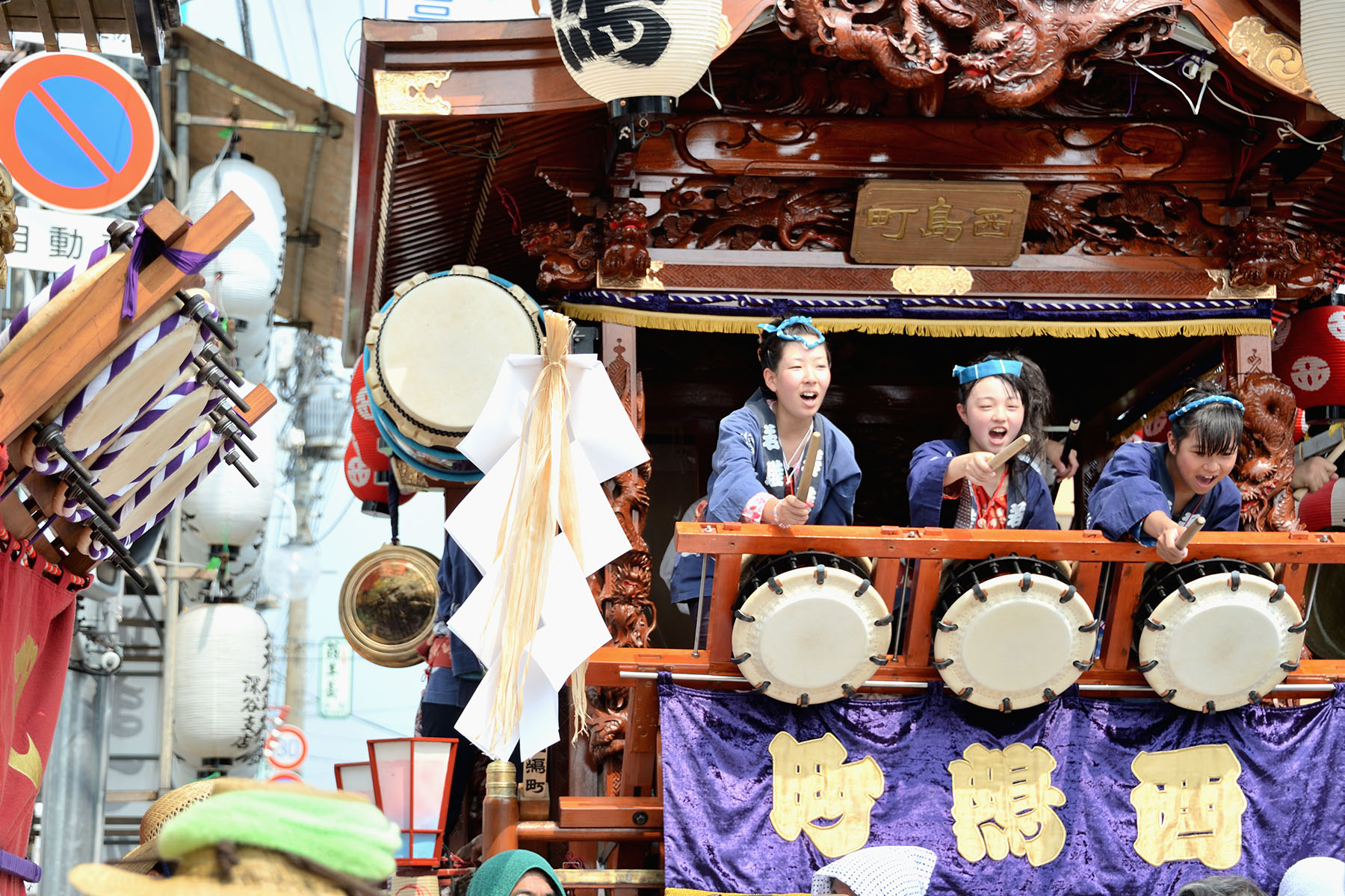 深谷まつり JR深谷駅北口お祭り広場