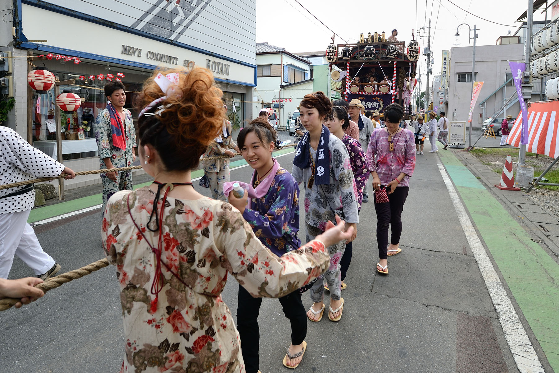 深谷まつり JR深谷駅北口お祭り広場