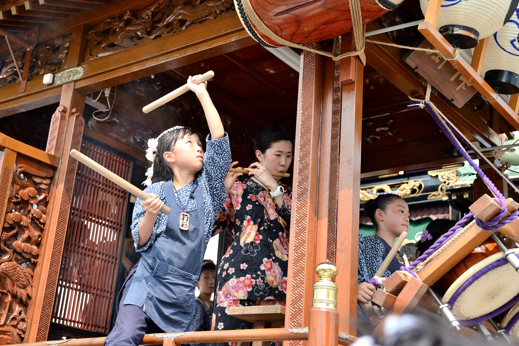 深谷まつり JR深谷駅北口お祭り広場