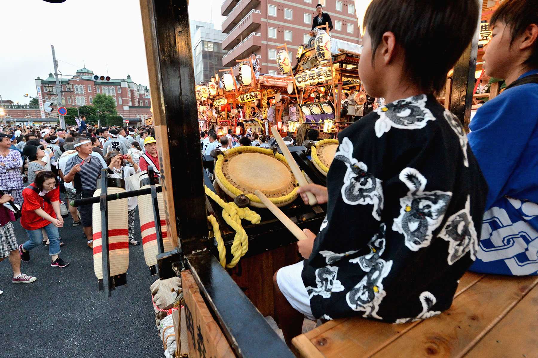 深谷まつり JR深谷駅北口お祭り広場