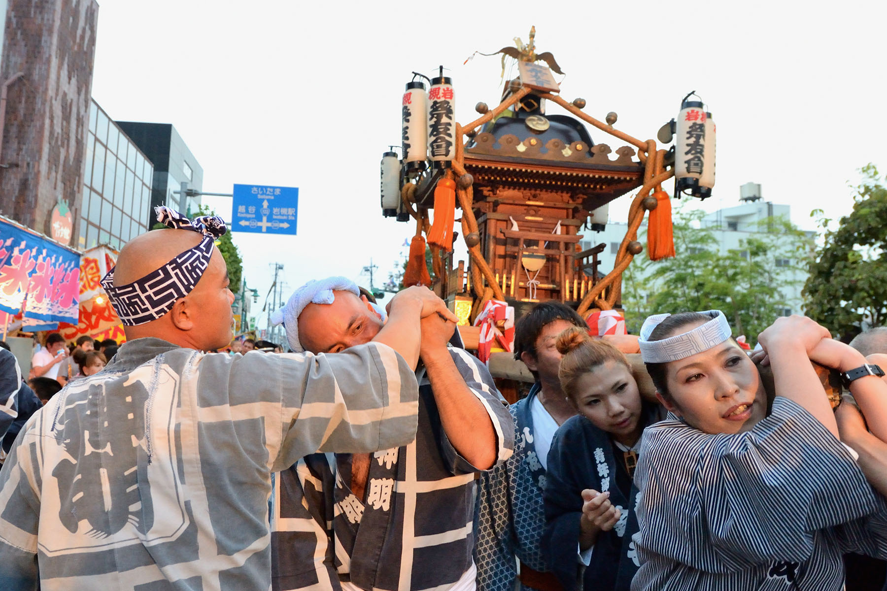 岩槻まつり 旧岩槻区役所お祭り広場