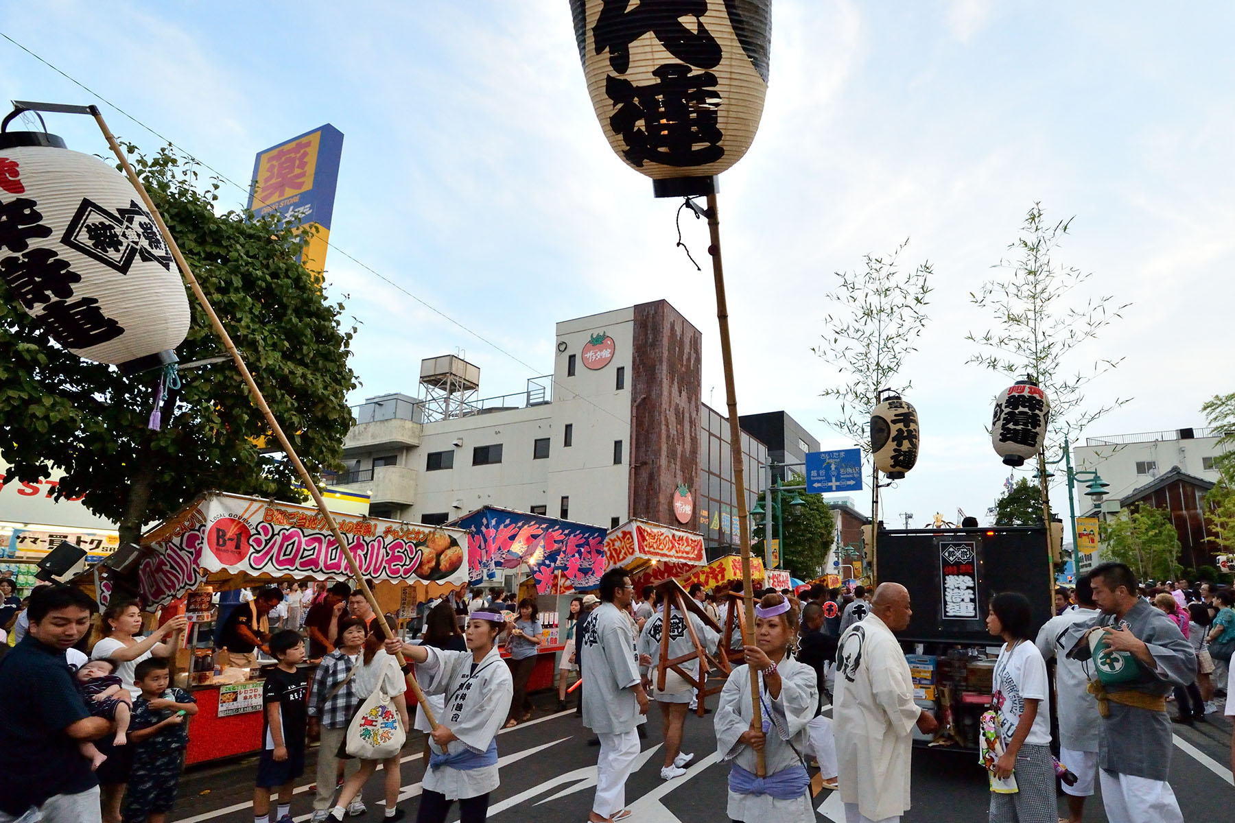 岩槻まつり 旧岩槻区役所お祭り広場