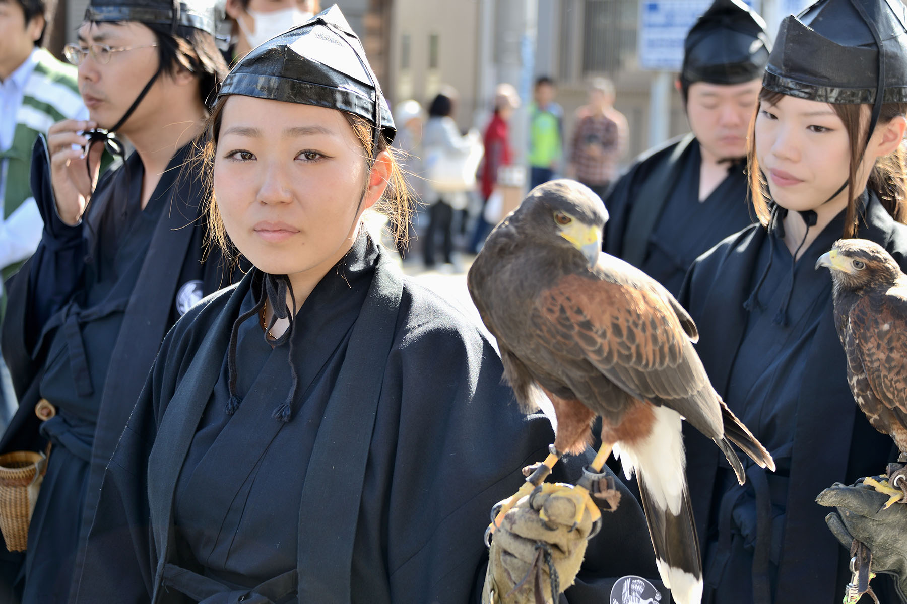 城下町岩槻鷹狩り行列 岩槻御成街道周辺