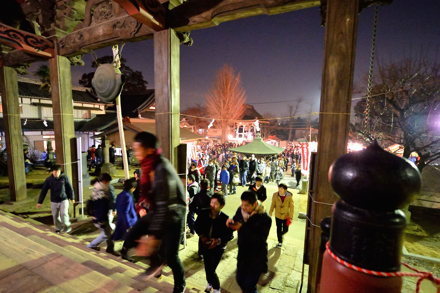 除夜の鐘 板東札所十二番 慈恩寺