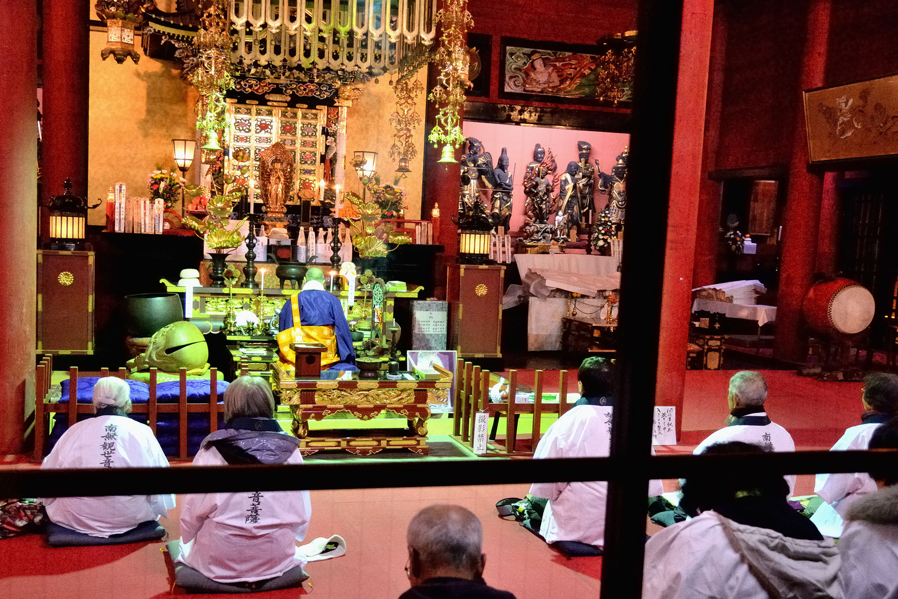 除夜の鐘 板東札所十二番 慈恩寺