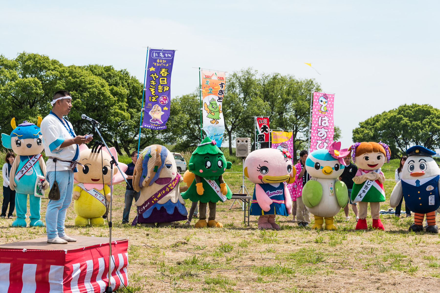 大凧あげ祭り 江戸川河川敷広場