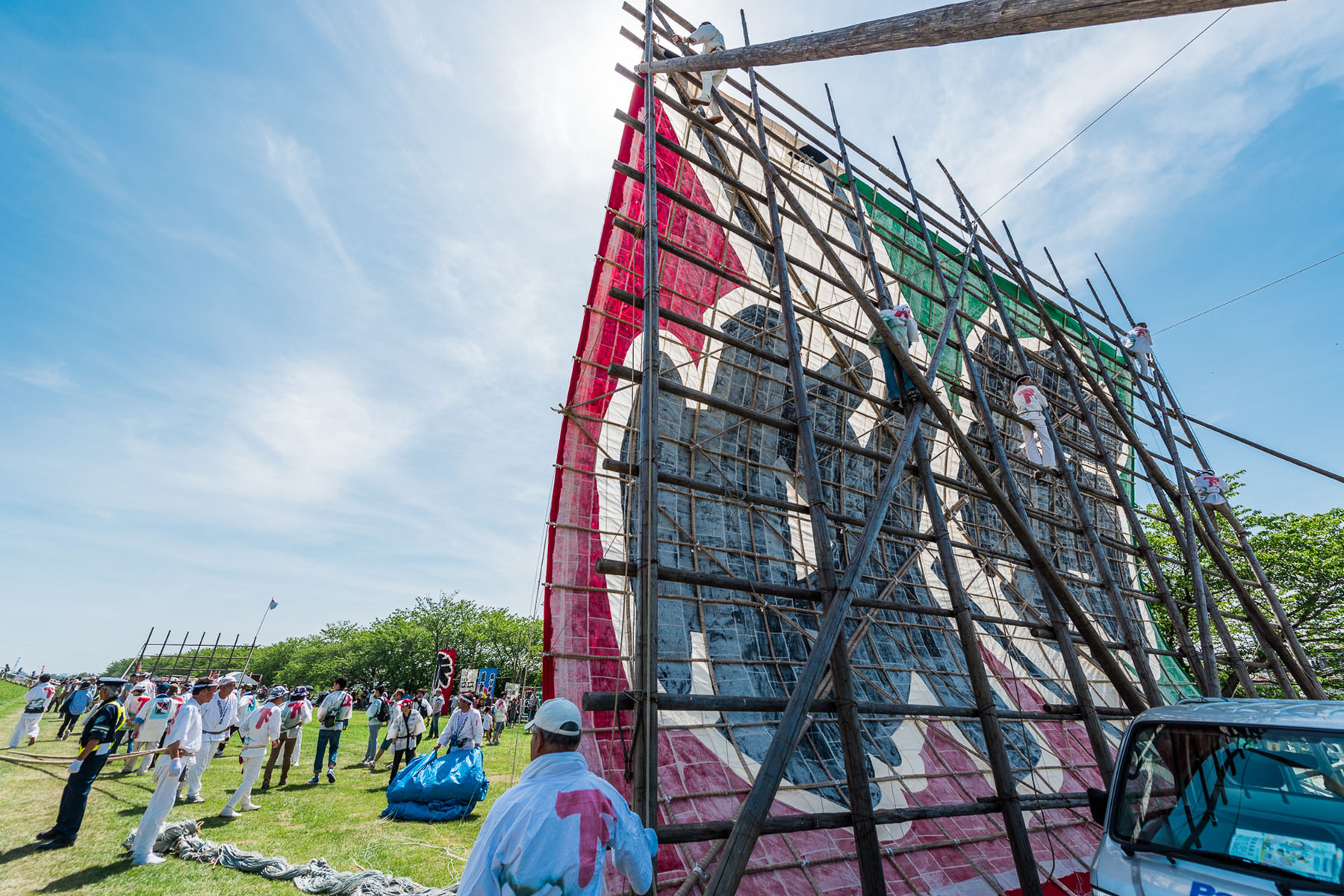 大凧あげ祭り 江戸川河川敷広場