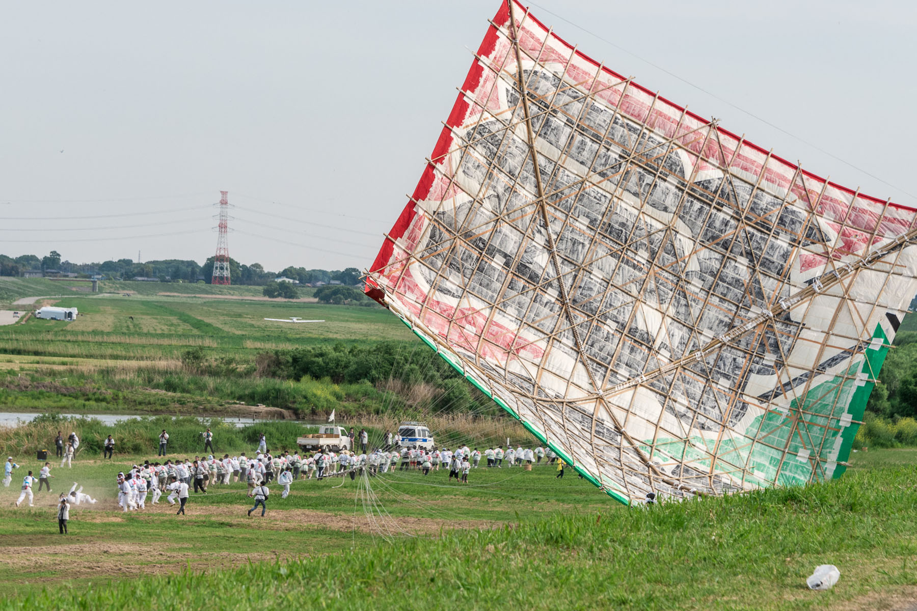 大凧あげ祭り 江戸川河川敷広場