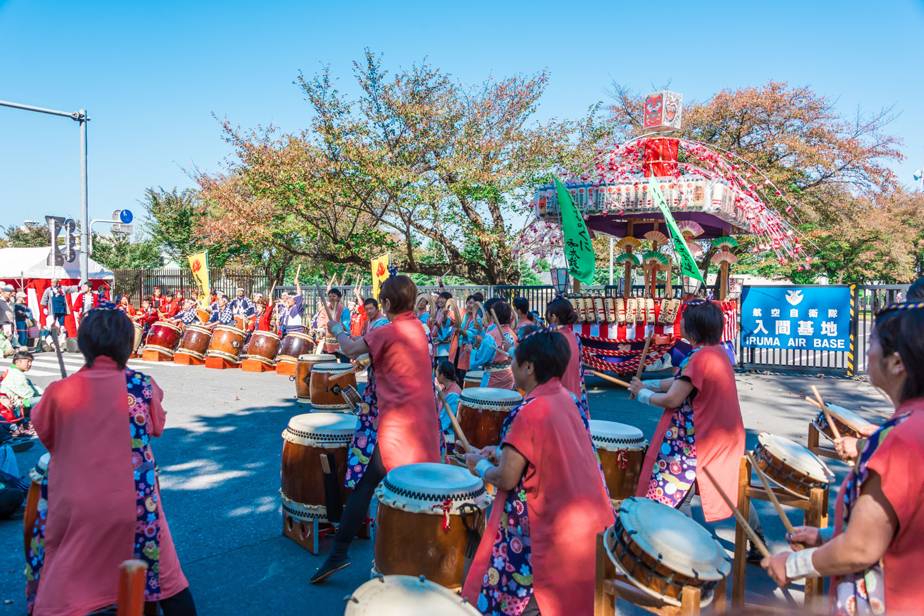 入間万燈まつり 入間市産業文化センター周辺