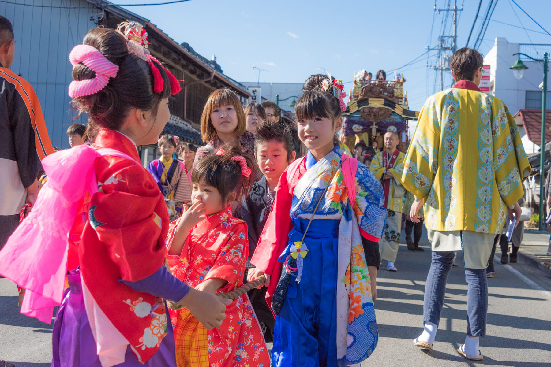 本庄まつり 本庄市銀座通り付近