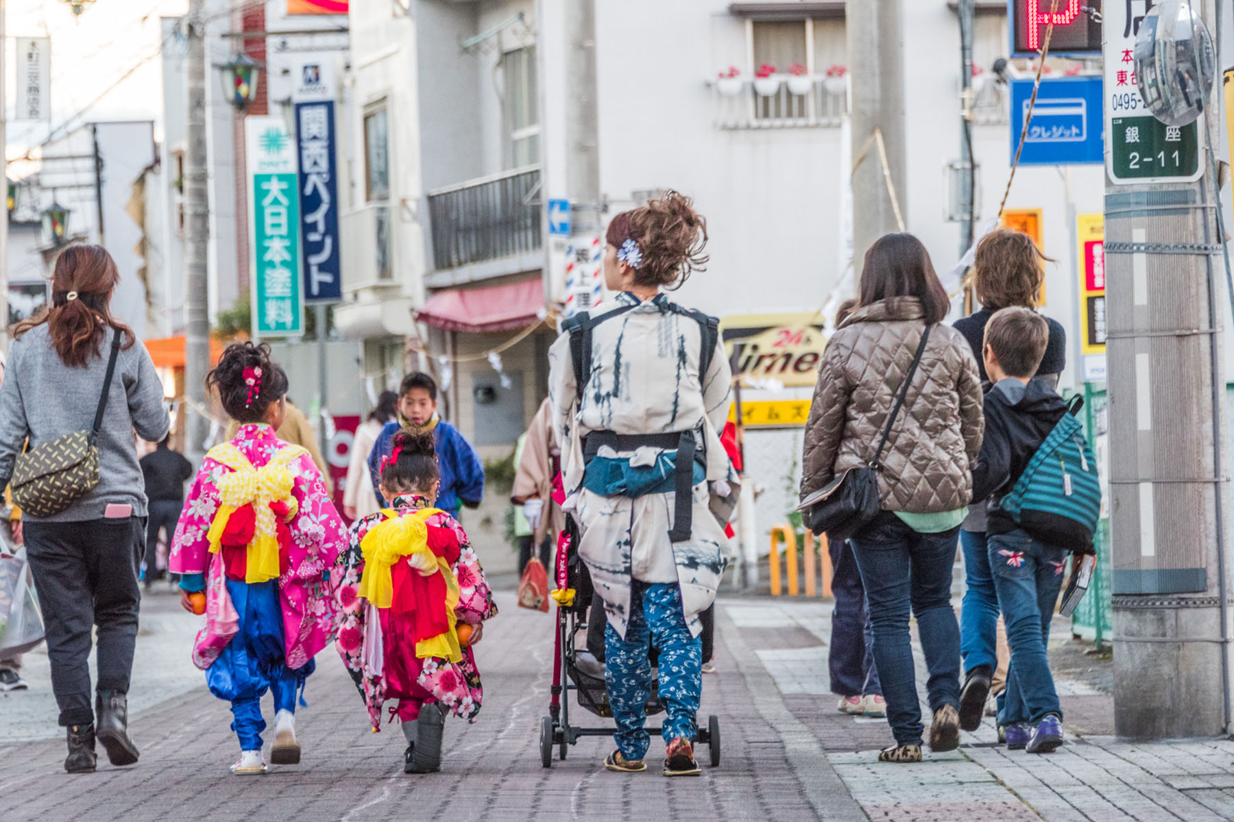 本庄まつり 本庄市銀座通り付近