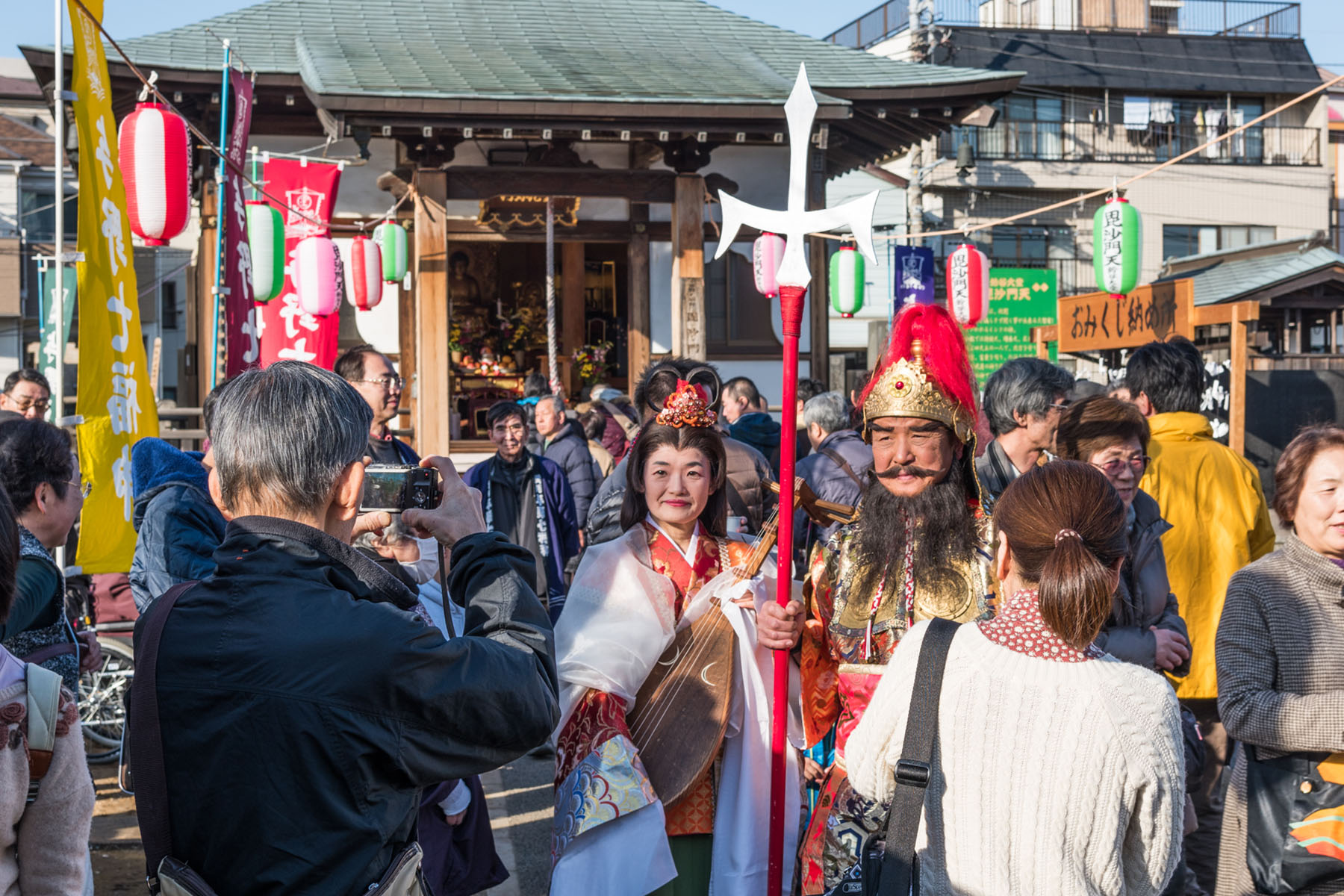 与野七福神仮装パレード 与野本町通り周辺