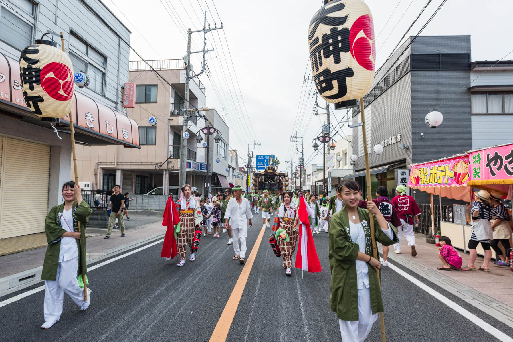 幸手夏祭り（八坂の夏祭り） 幸手駅前通り・中央通り周辺