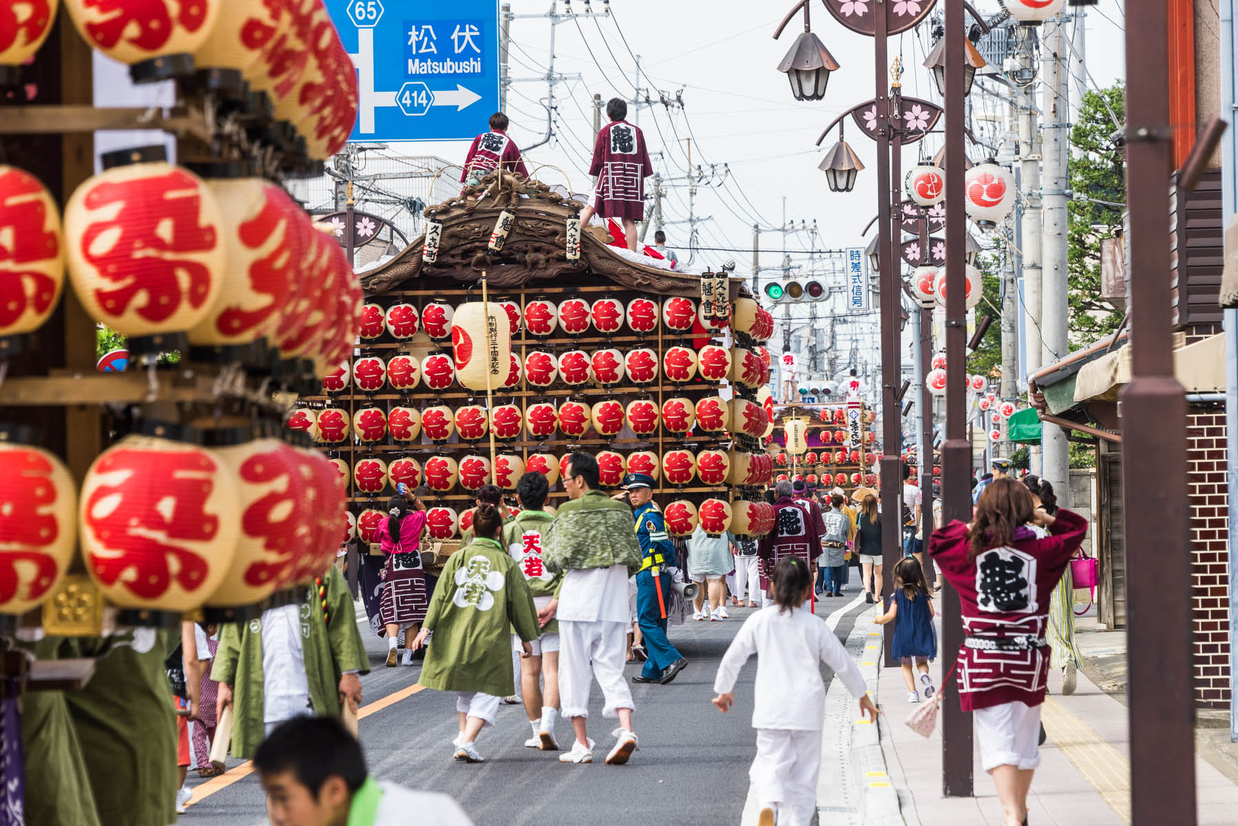 幸手夏祭り（八坂の夏祭り） 幸手駅前通り・中央通り周辺