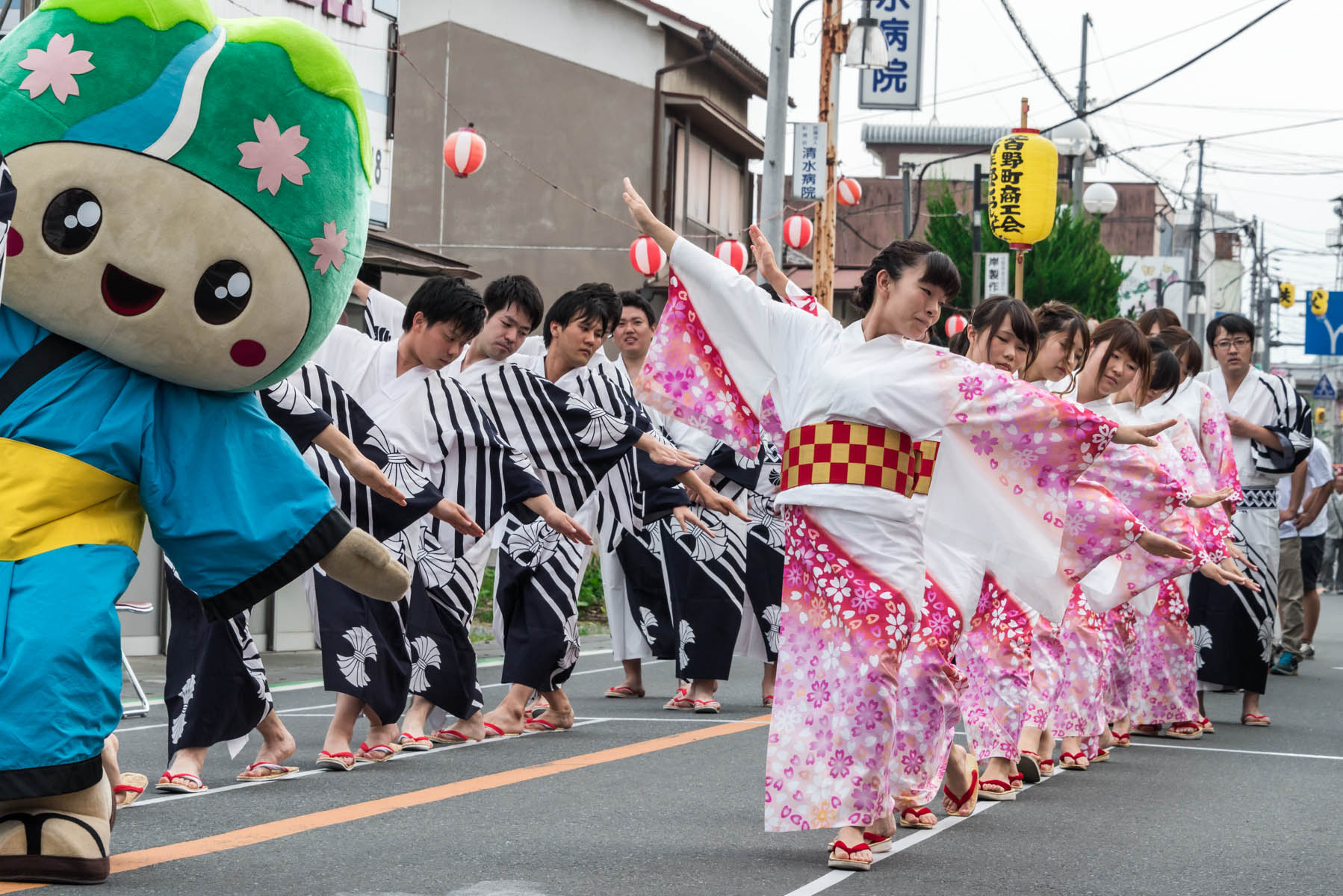 秩父音頭まつり 皆野町役場前おまつり広場　