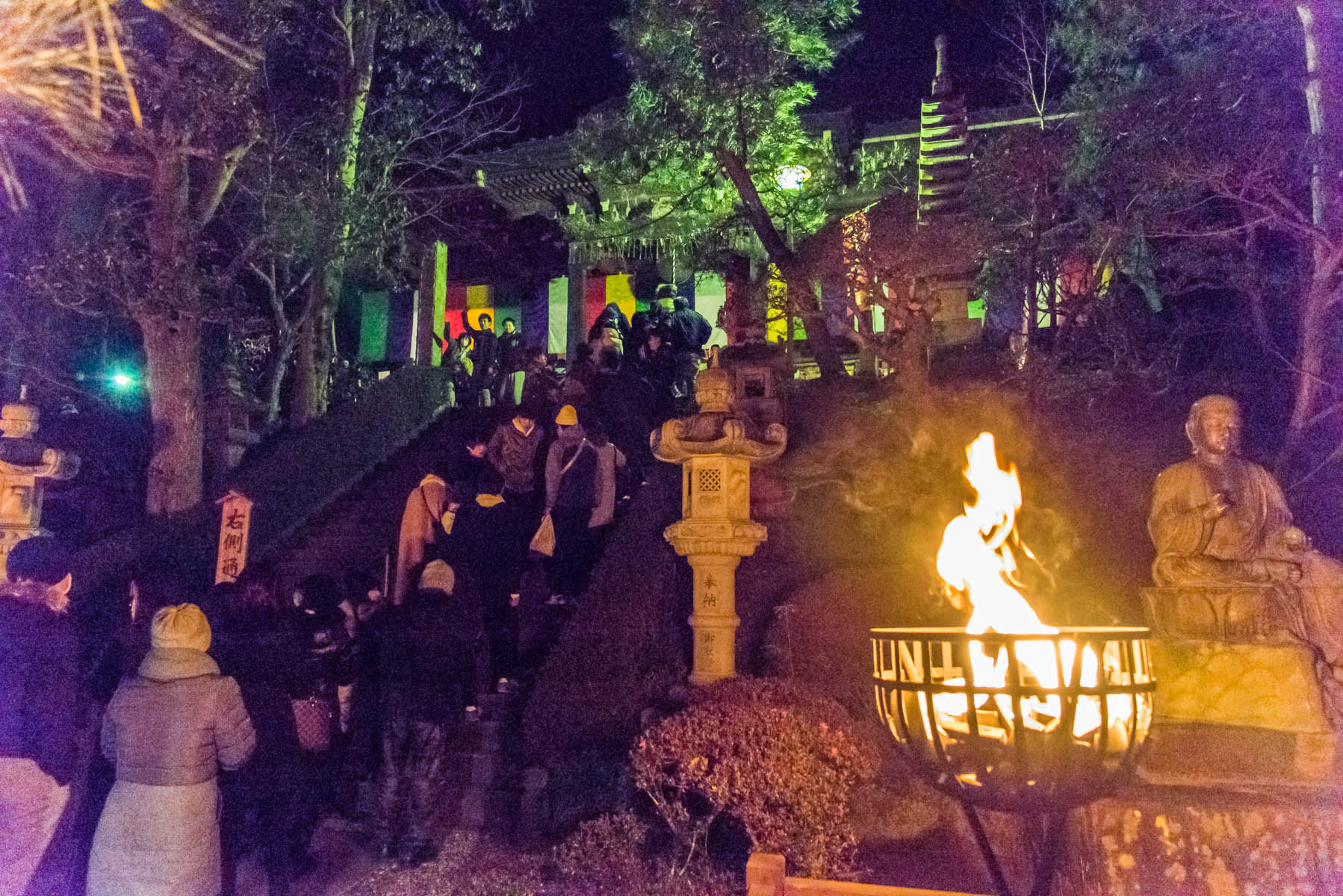 安楽寺（吉見観音）除夜の鐘 板東札所第11番 岩殿山 安楽寺