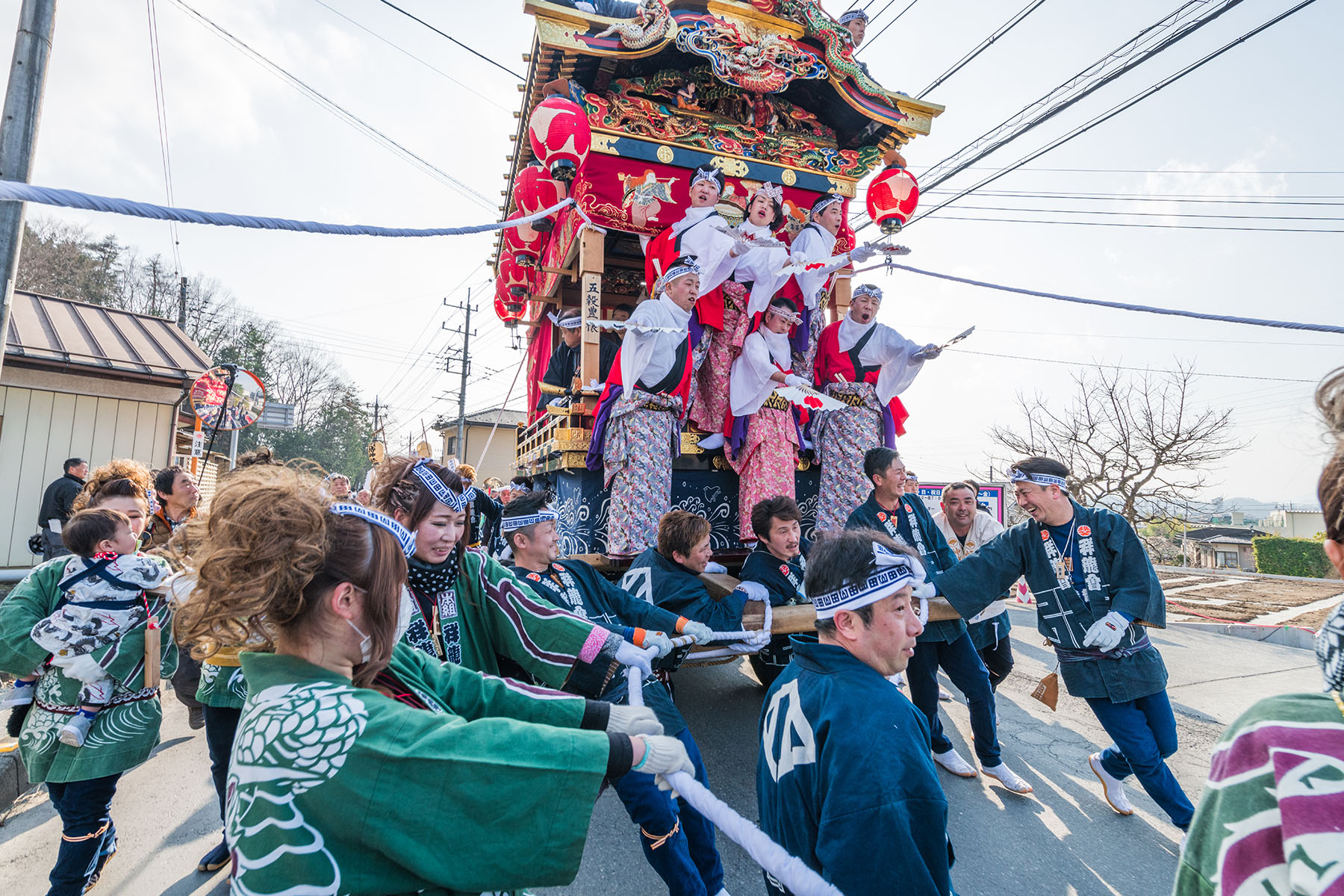 山田の春祭り 恒持神社