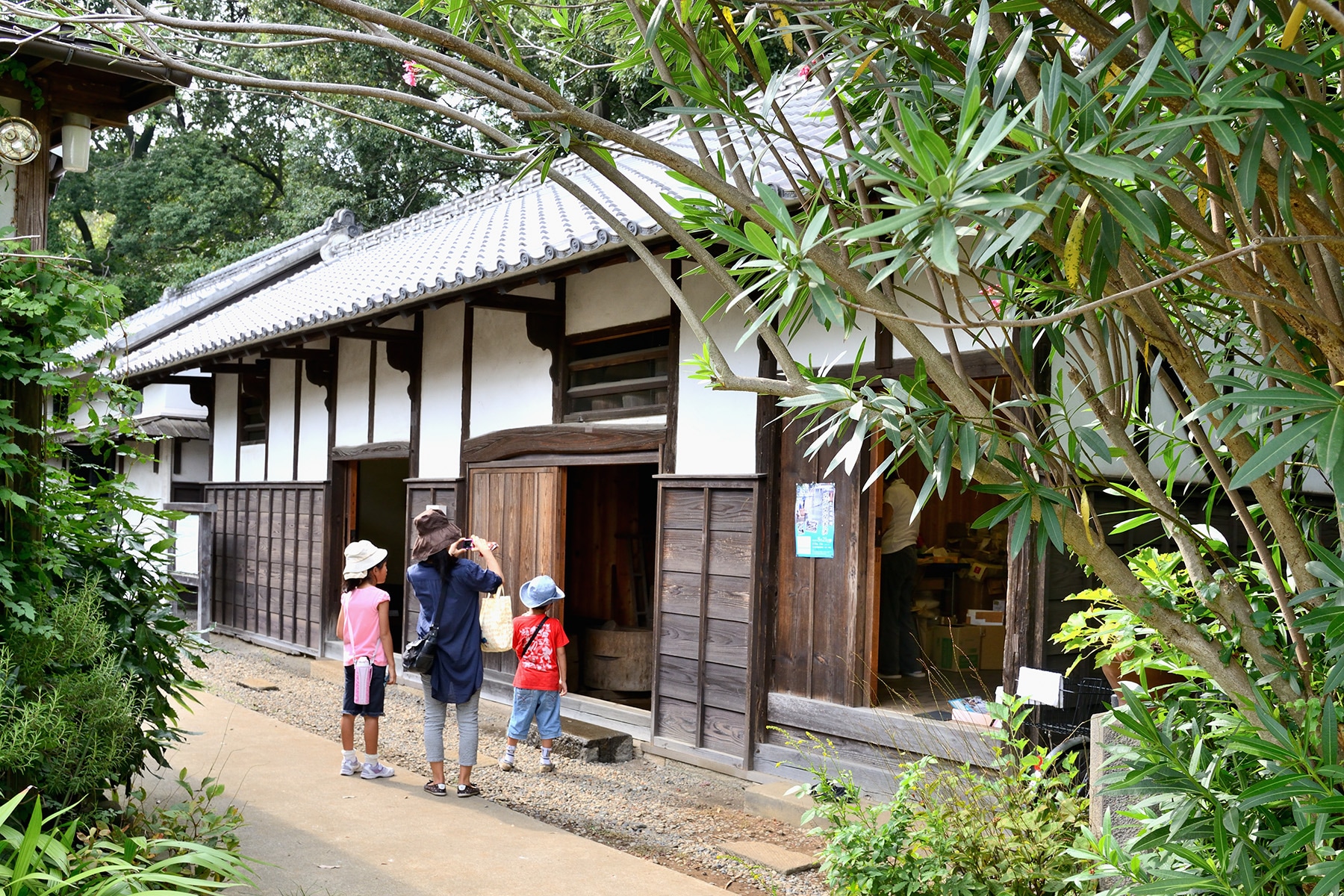 見沼通船堀・閘門開閉実演