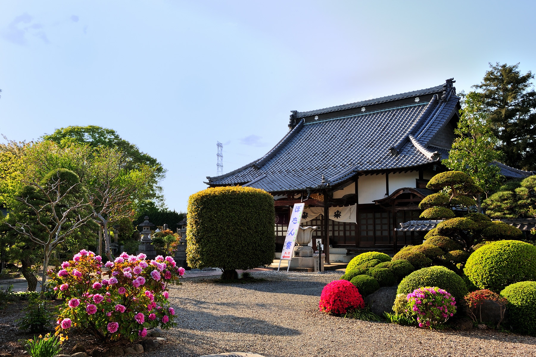 ボタン（牡丹）寺 滝瀬山正法院・立岩寺