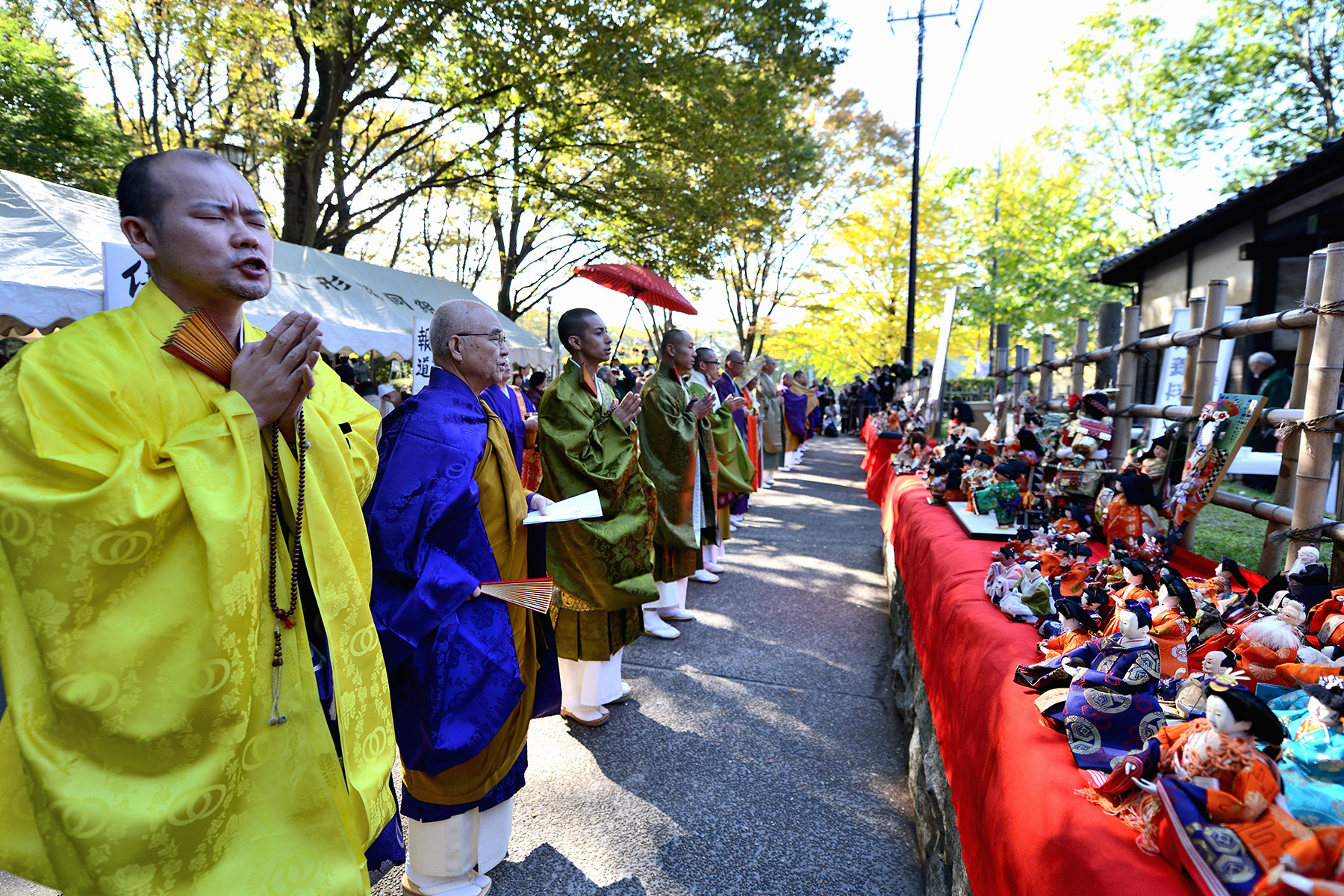 人形供養祭 岩槻城跡公園