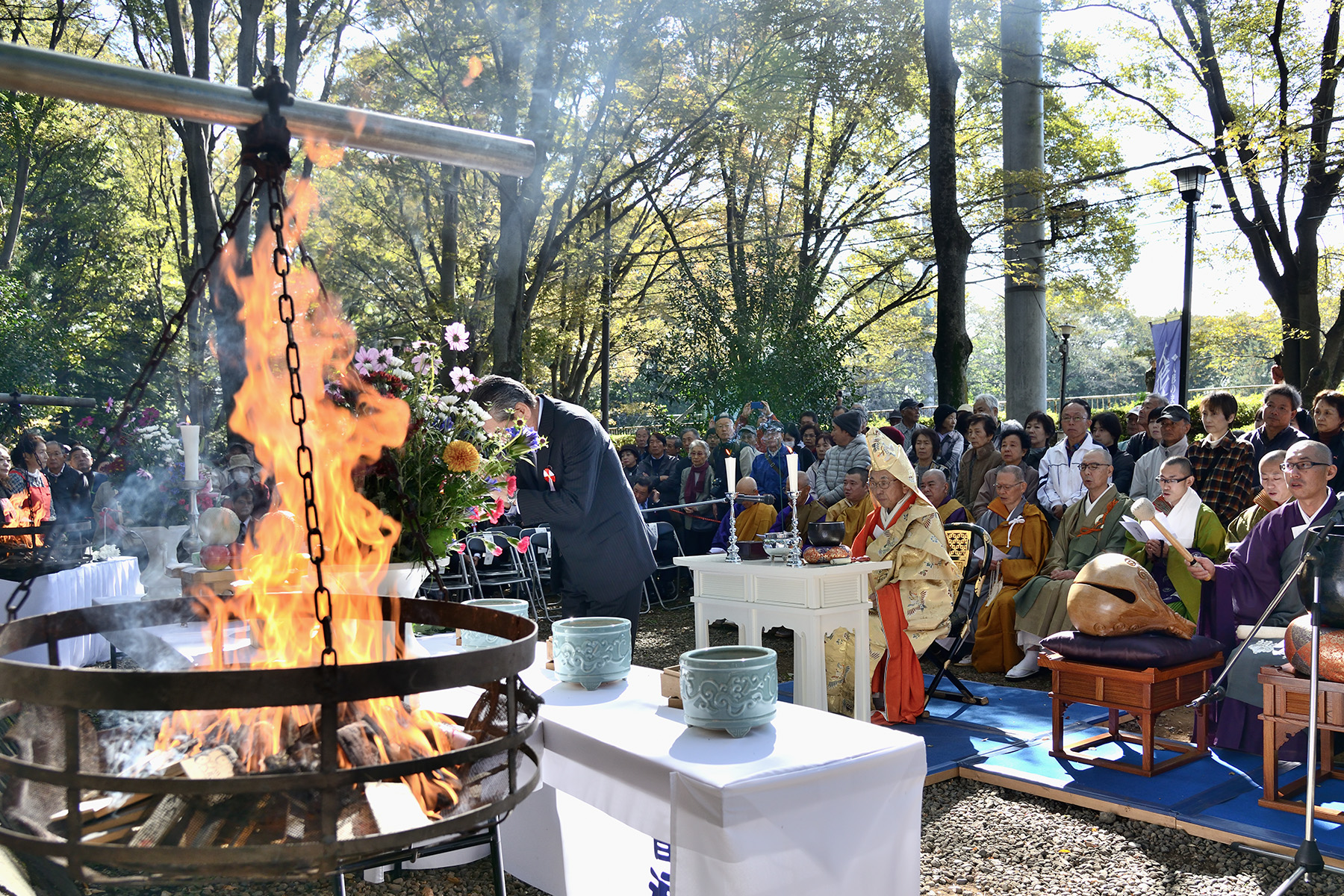 人形供養祭 岩槻城跡公園