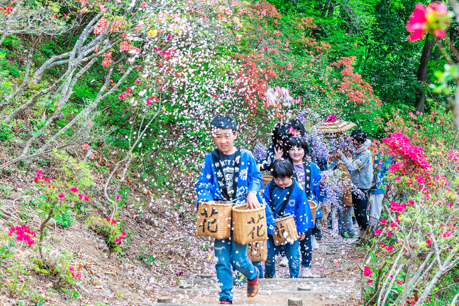 塚越の花まつり（米山薬師堂） フォトさいたま