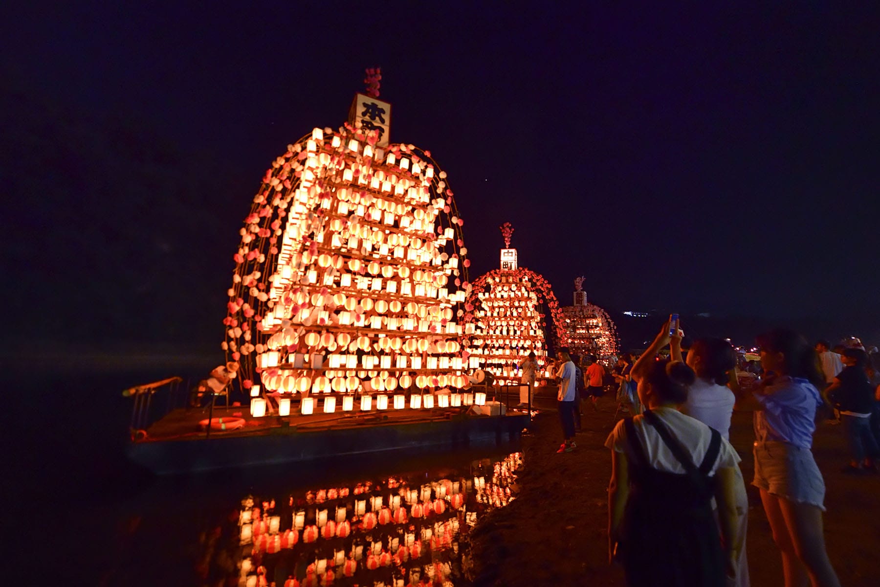 寄居玉淀水天宮祭【寄居町荒川玉淀河原：埼玉県寄居町】