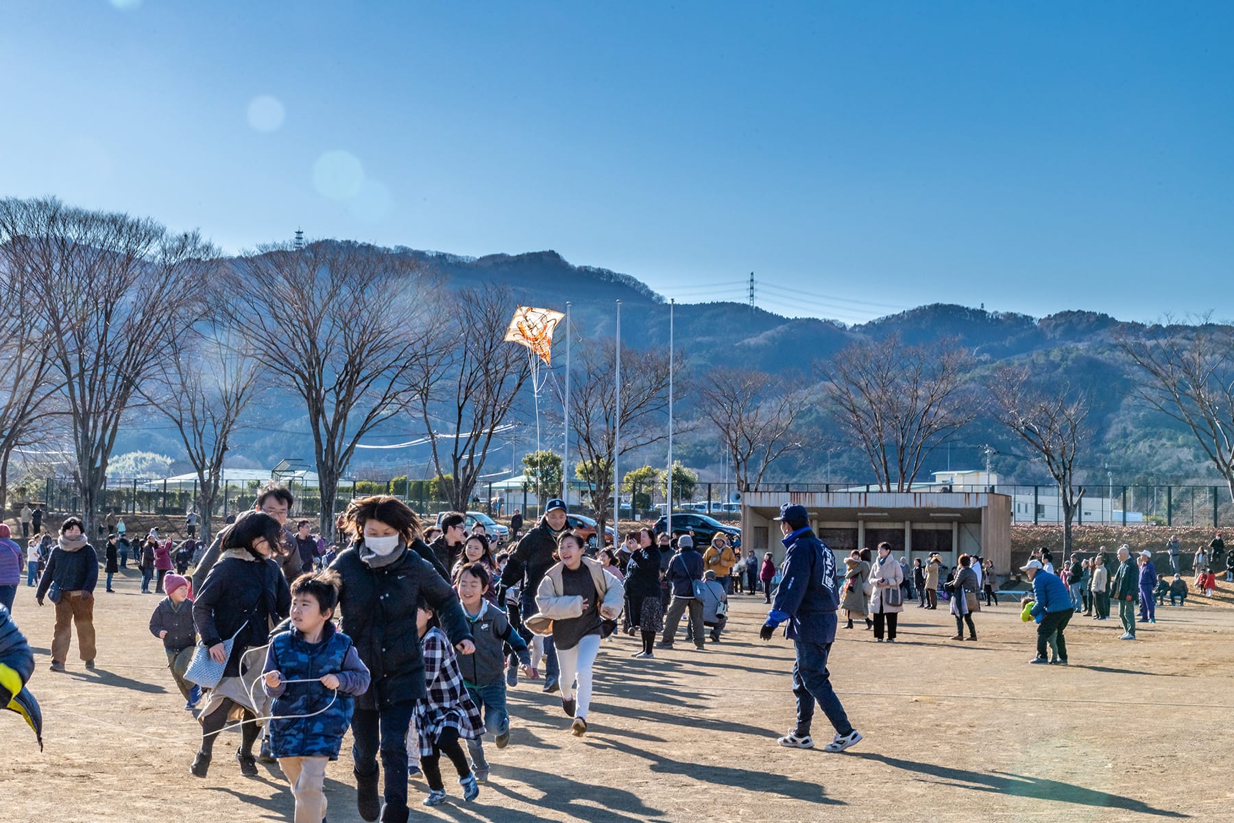 寄居大凧揚げ【寄居運動公園：埼玉県大里郡寄居町】