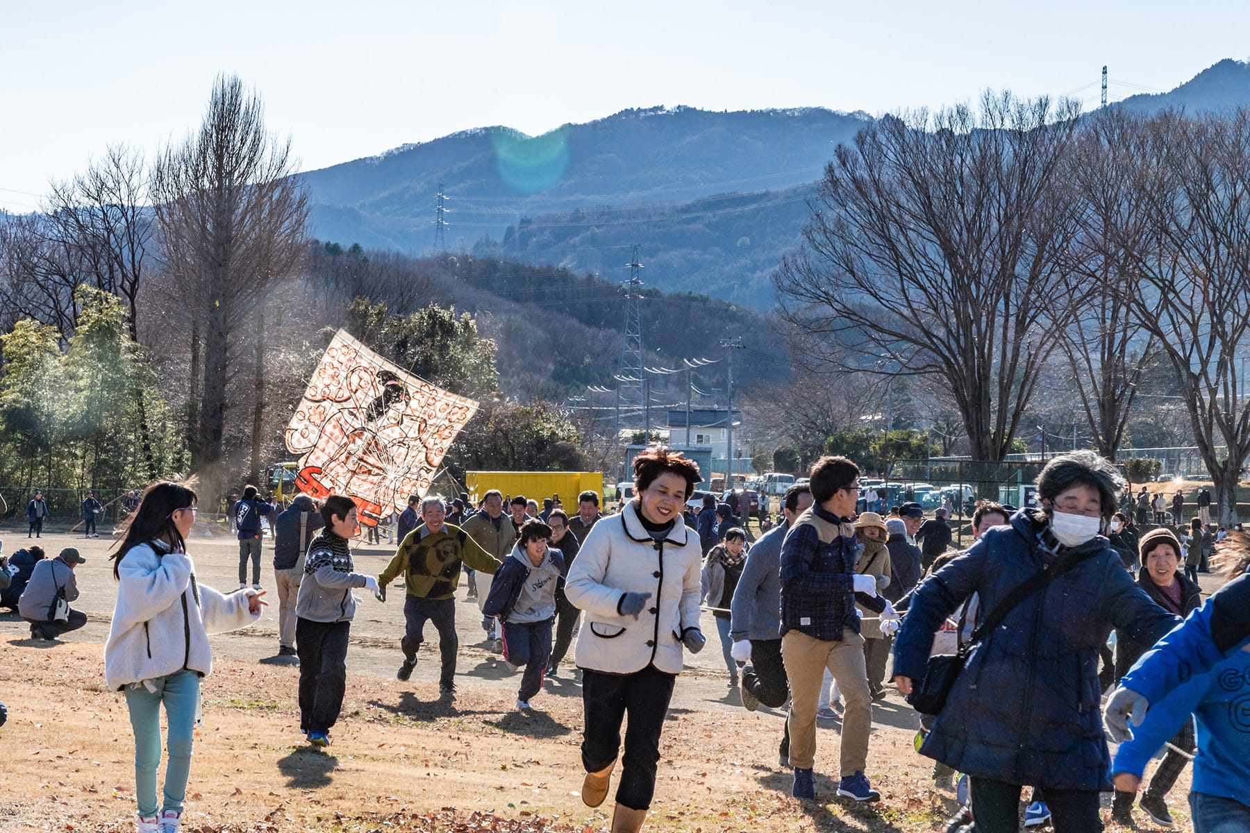 寄居大凧揚げ【寄居運動公園：埼玉県大里郡寄居町】