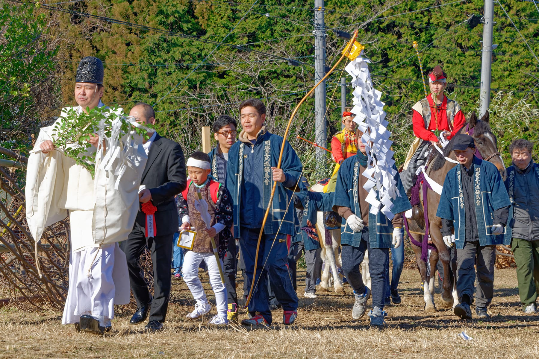 流鏑馬（やぶさめ）祭り【萩日吉神社｜埼玉県ときがわ町】