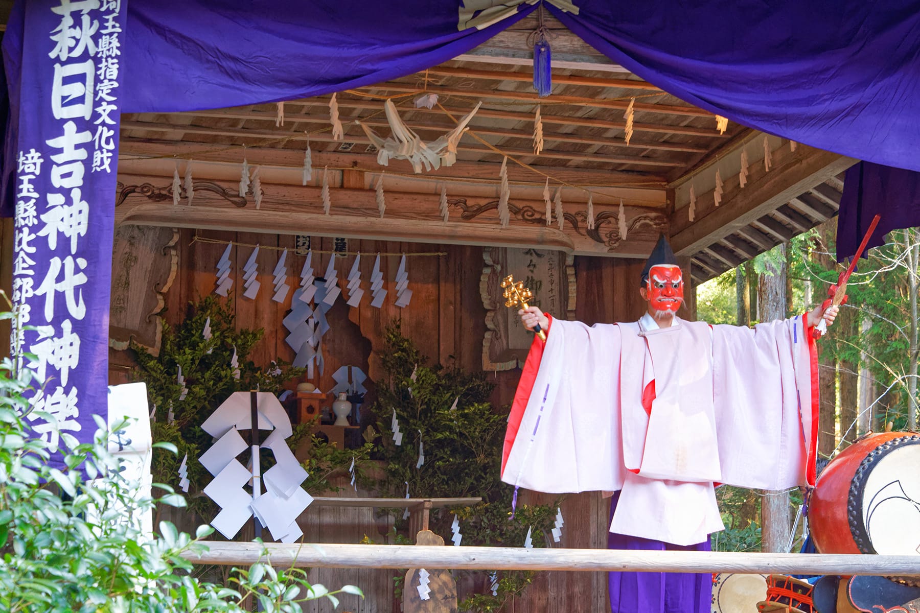 流鏑馬（やぶさめ）祭り【萩日吉神社｜埼玉県ときがわ町】